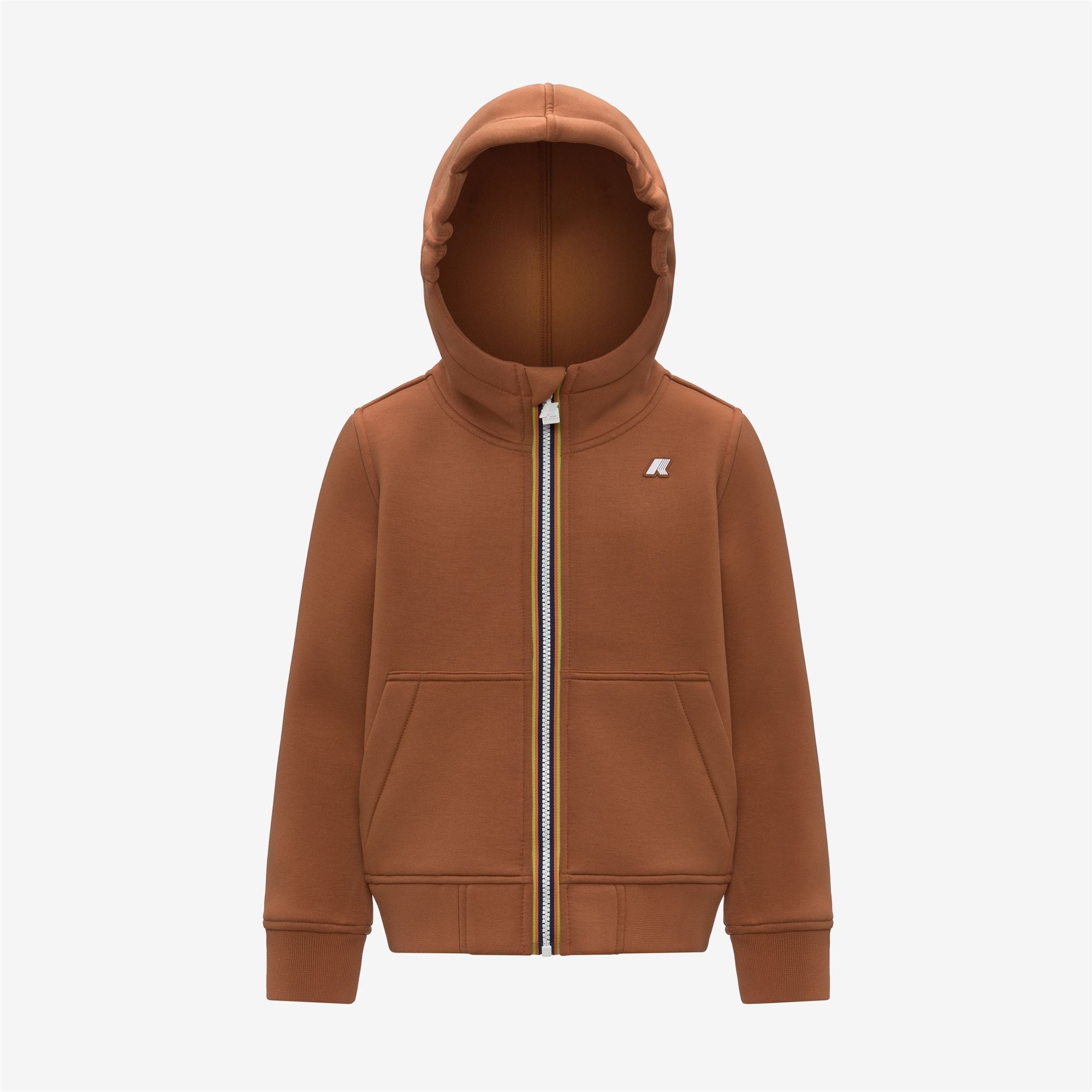 P. BERENGER SPACER - Fleece - Jacket - Boy - ORANGE ADOBE