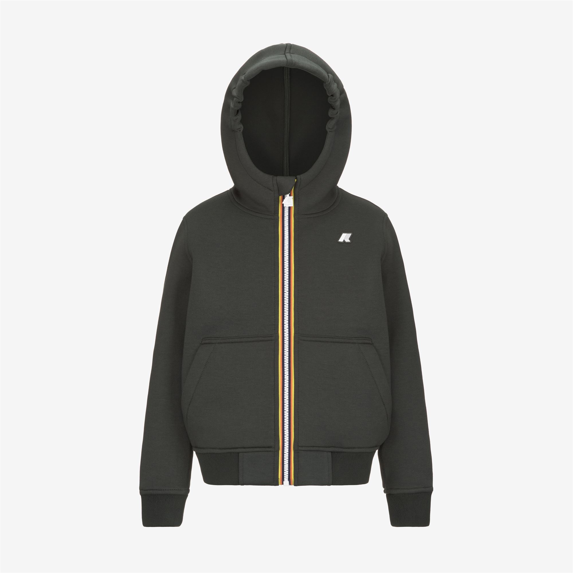 P. BERENGER SPACER - Fleece - Jacket - Boy - GREEN BLACKISH