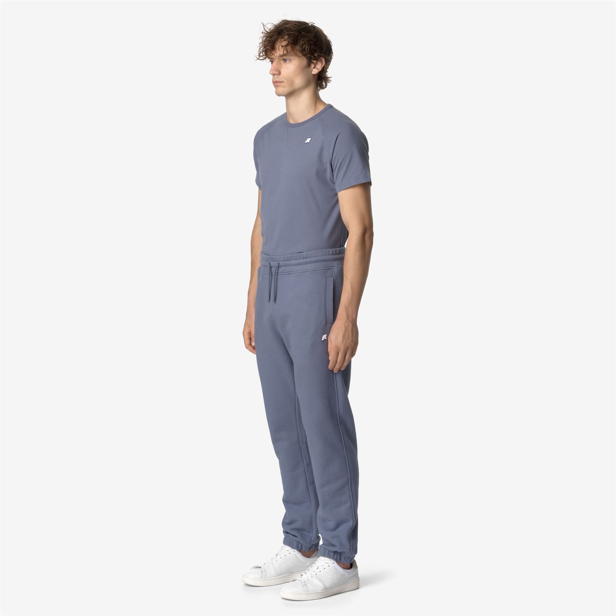 MICKYEL HEAVY FLEECE - Pants - Sport Trousers - Man - GREY BLUE AVIO