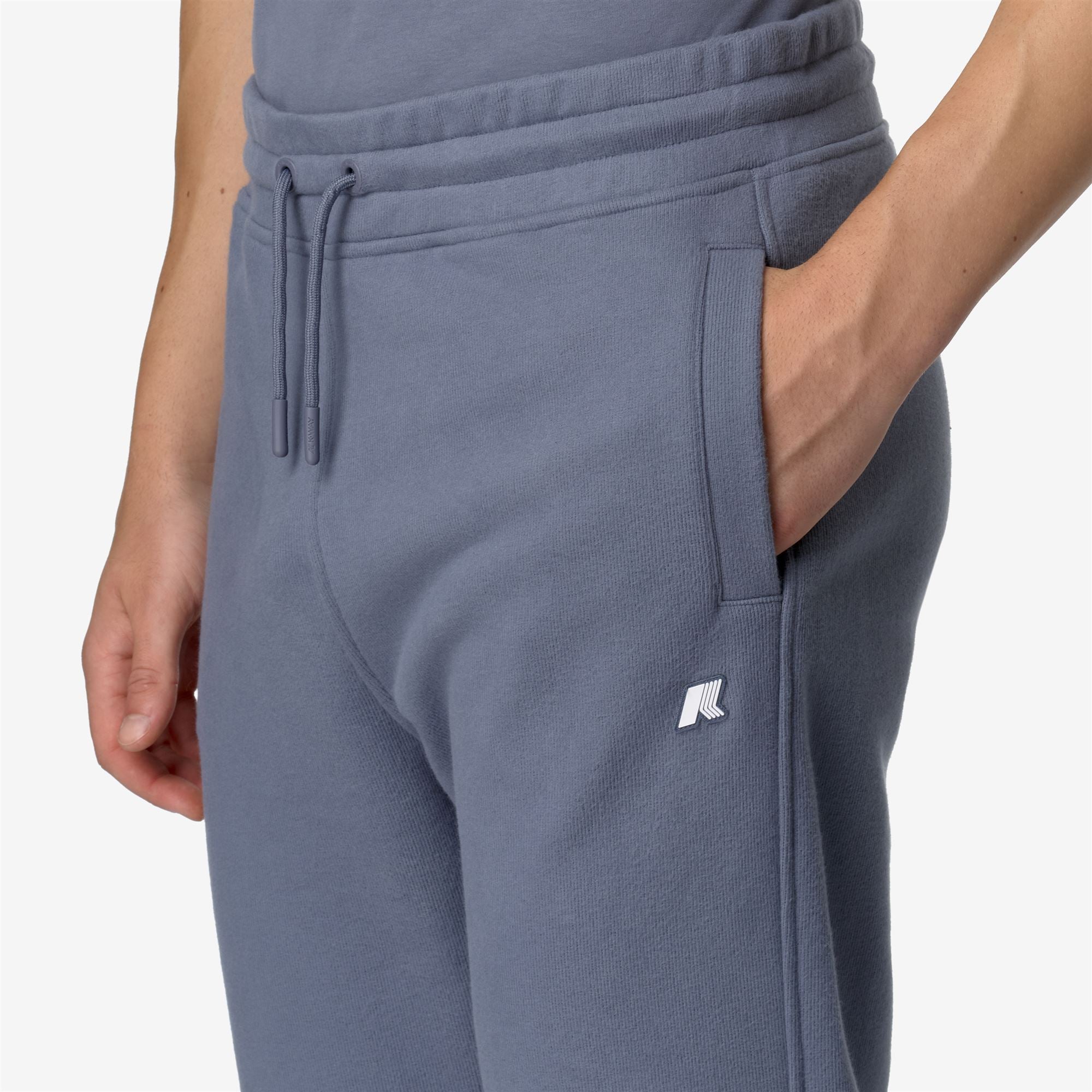MICKYEL HEAVY FLEECE - Pants - Sport Trousers - Man - GREY BLUE AVIO