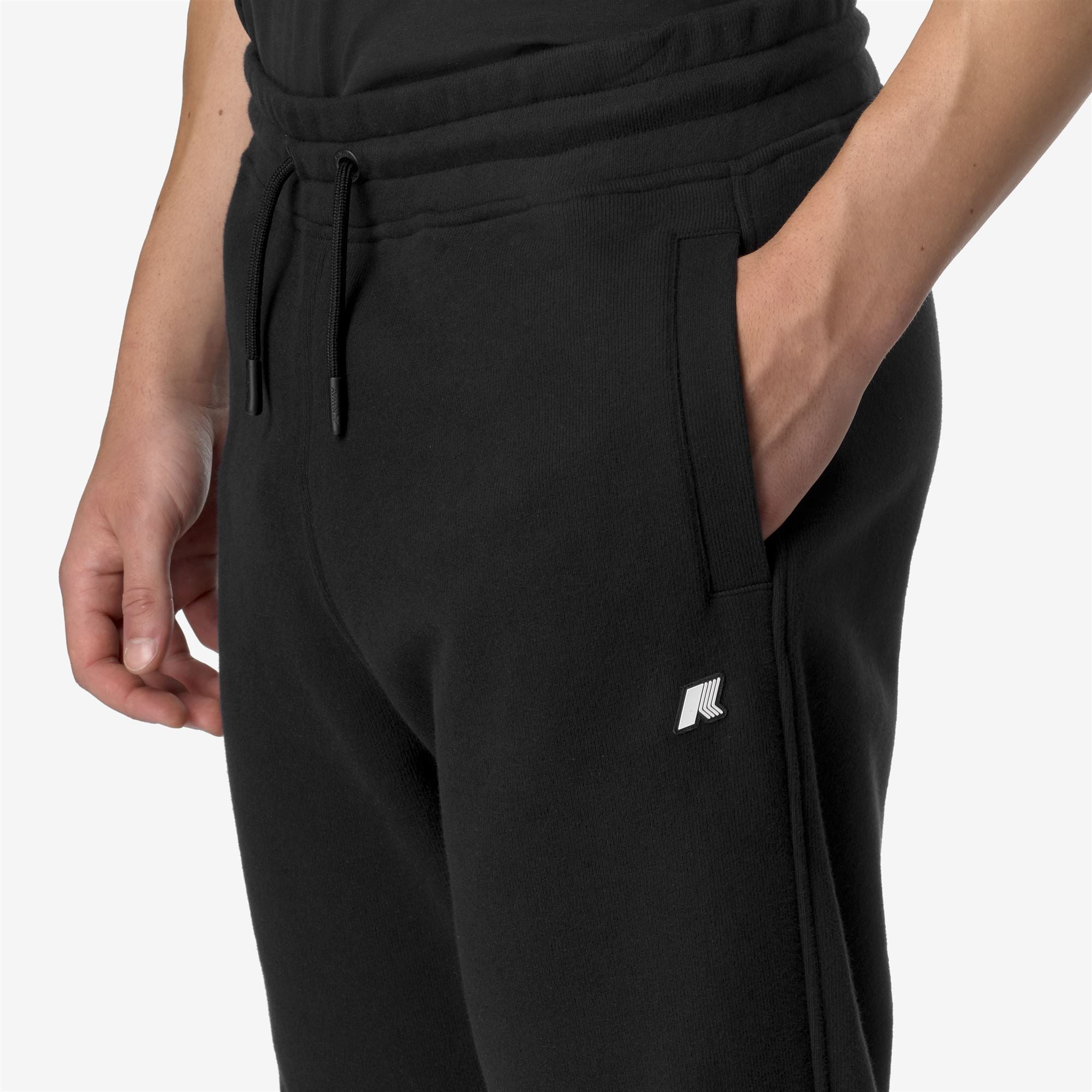 MICKYEL HEAVY FLEECE - Pants - Sport Trousers - Man - BLACK PURE