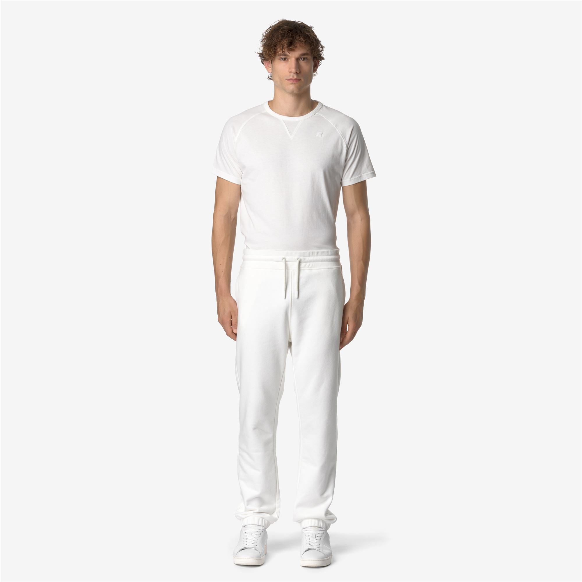 MICKYEL HEAVY FLEECE - Pants - Sport Trousers - Man - WHITE GARDENIA