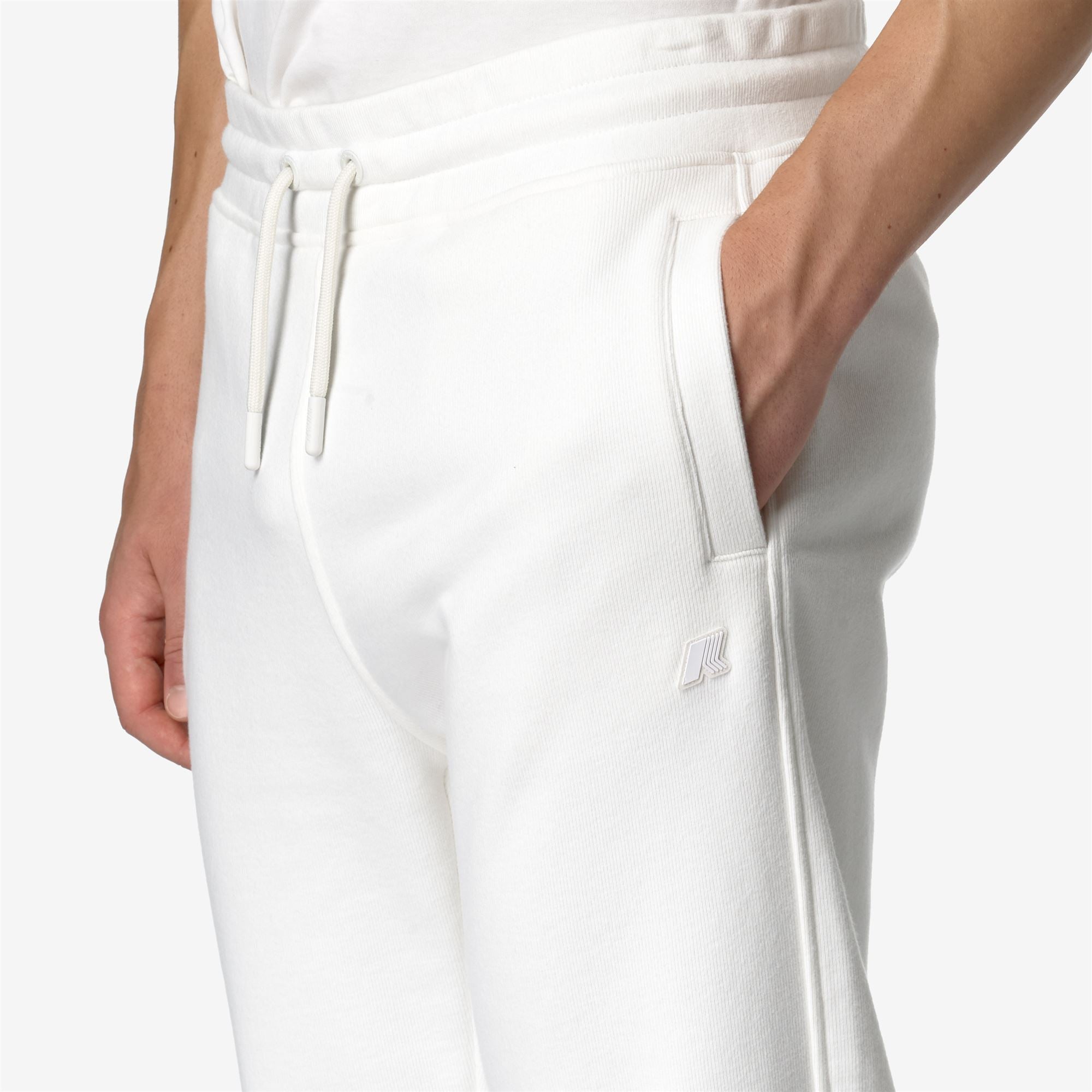 MICKYEL HEAVY FLEECE - Pants - Sport Trousers - Man - WHITE GARDENIA