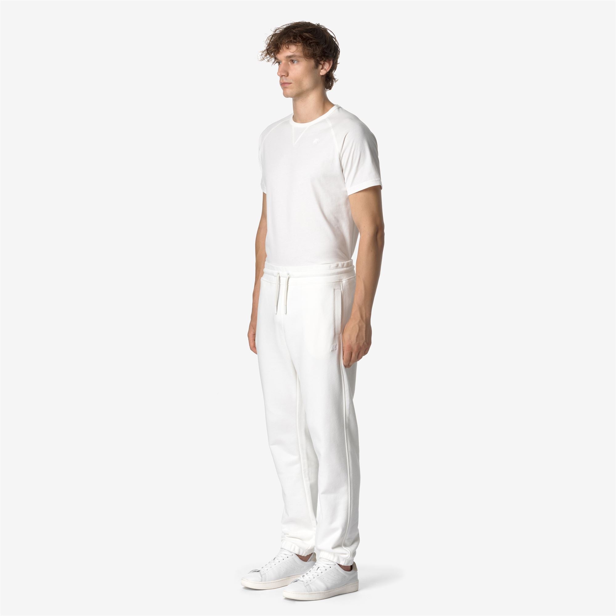 MICKYEL HEAVY FLEECE - Pants - Sport Trousers - Man - WHITE GARDENIA