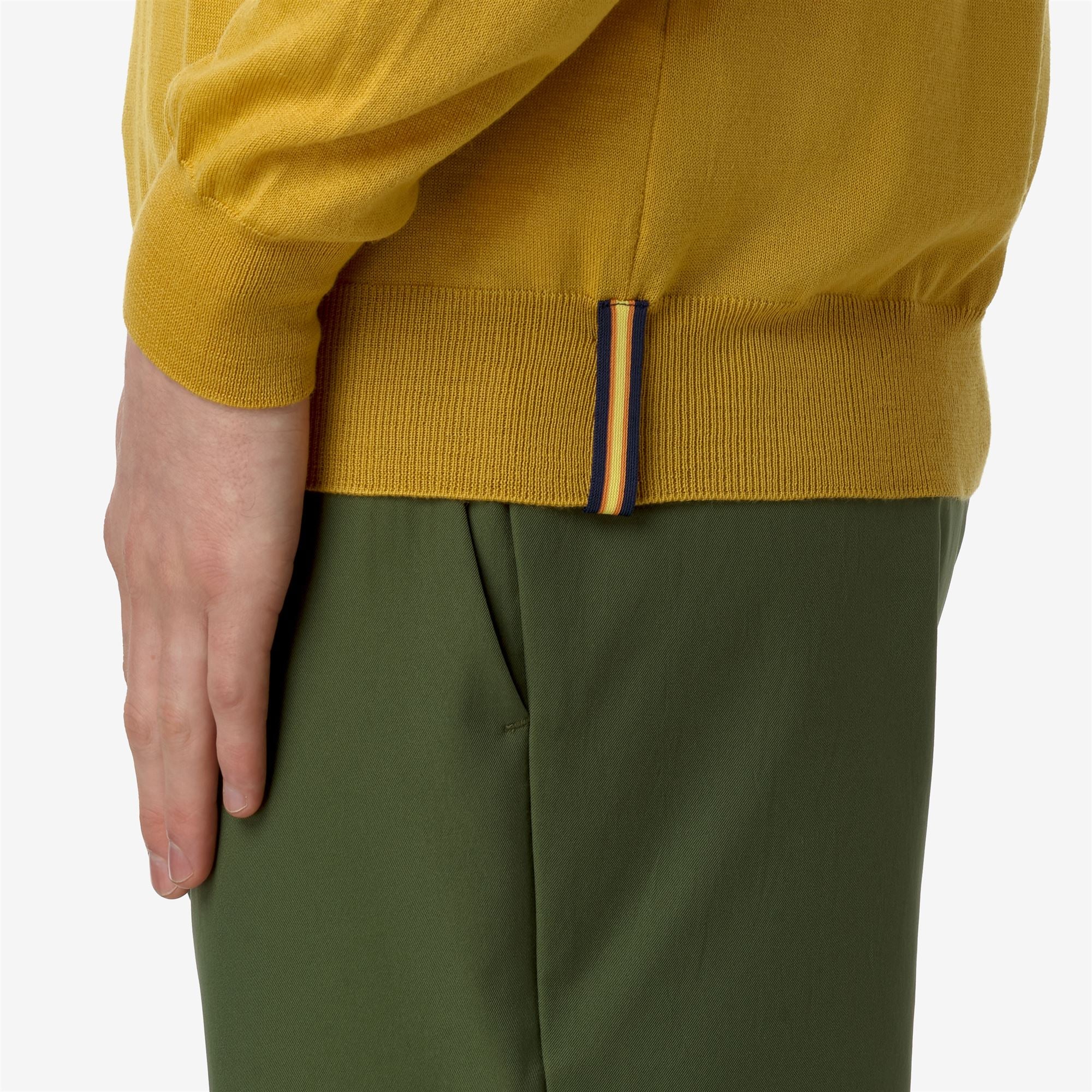 REY WOOL MERINO BLEND - KNITWEAR - Pull Over - Man - YELLOW GOLDEN ROD