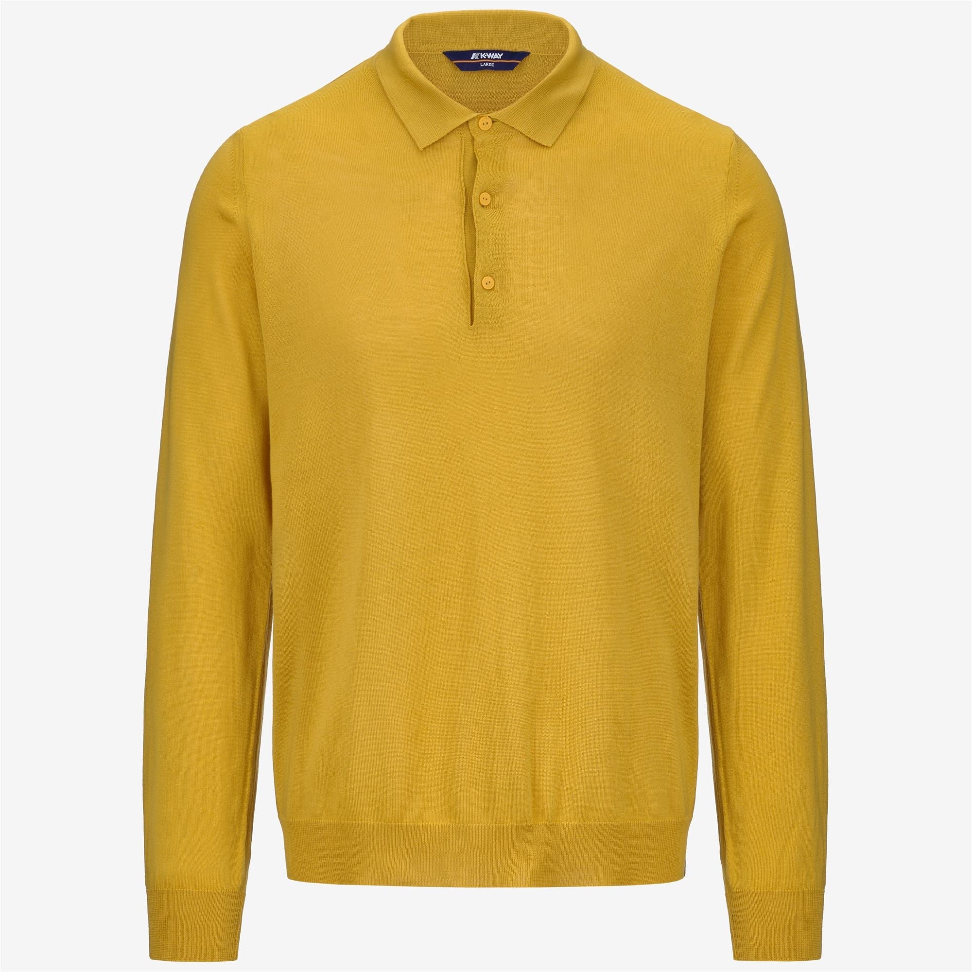 REY WOOL MERINO BLEND - KNITWEAR - Pull Over - Man - YELLOW GOLDEN ROD