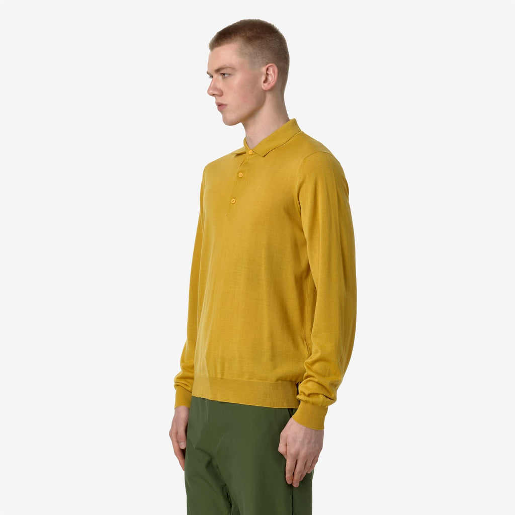 REY WOOL MERINO BLEND - KNITWEAR - Pull Over - Man - YELLOW GOLDEN ROD