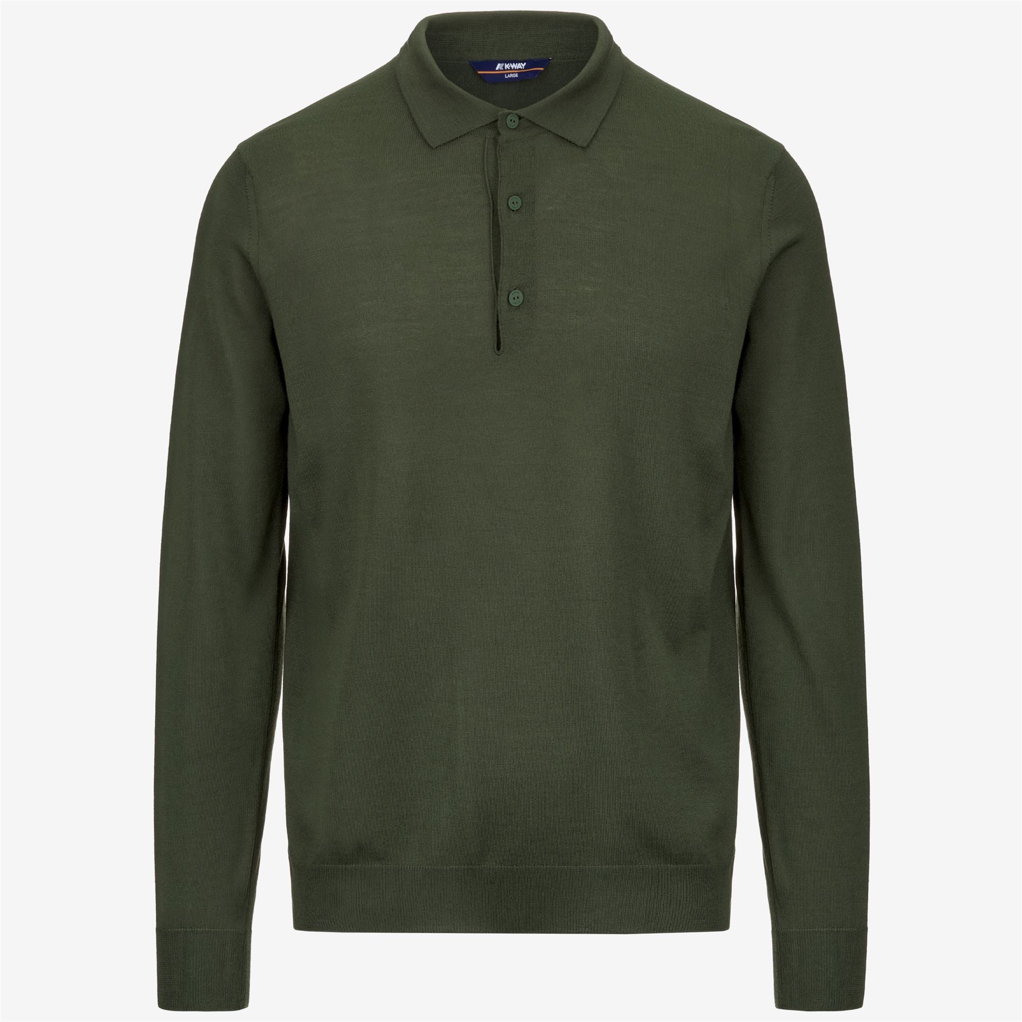 REY WOOL MERINO BLEND - KNITWEAR - Pull Over - Man - GREEN BLACK FOREST