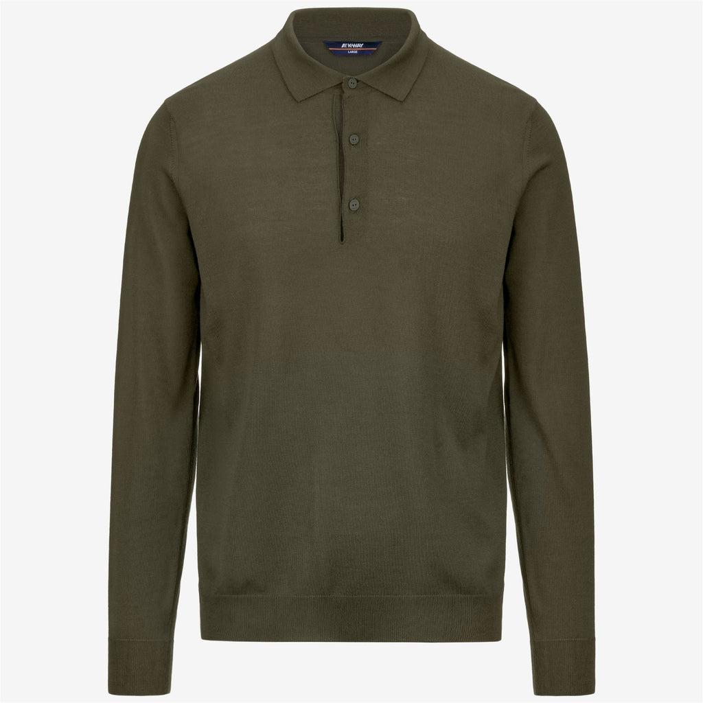 REY WOOL MERINO BLEND - KNITWEAR - Pull Over - Man - GREEN WINTER