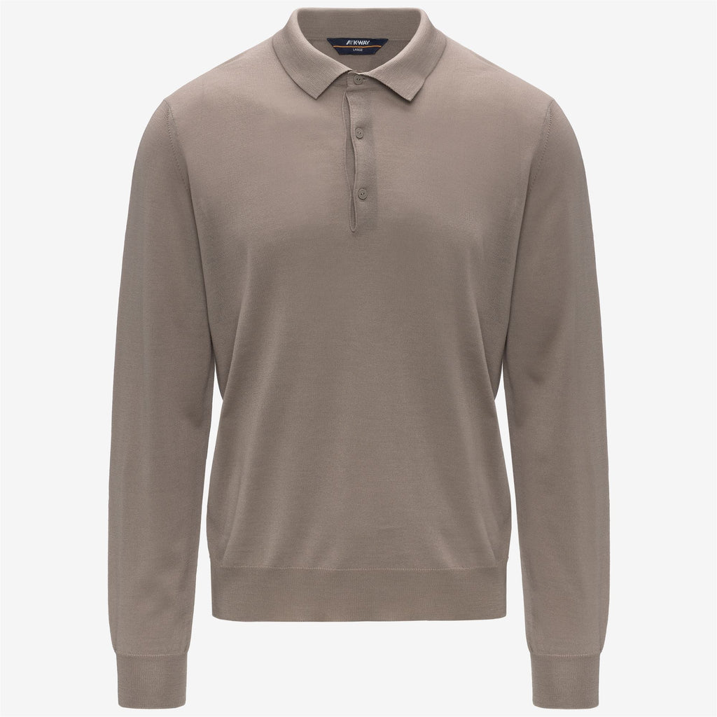 REY WOOL MERINO BLEND - KNITWEAR - Pull Over - Man - BEIGE TAUPE
