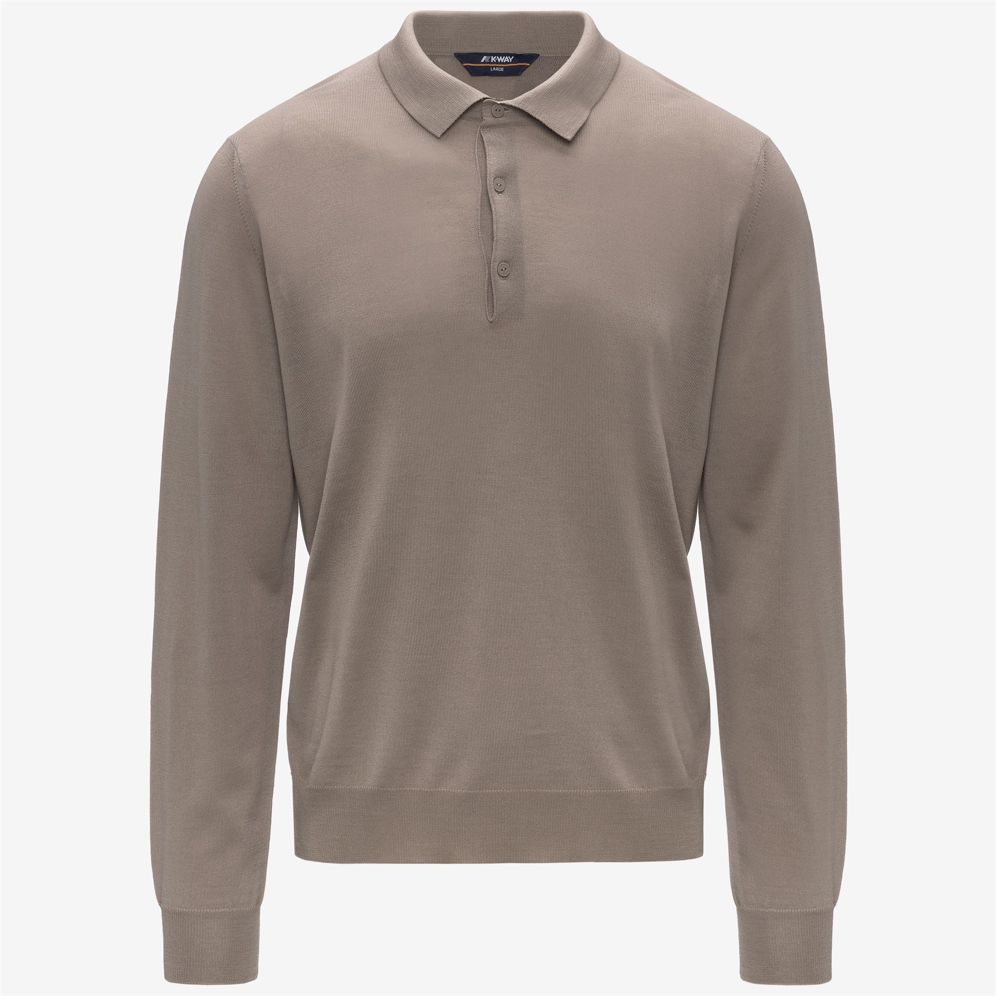 REY WOOL MERINO BLEND - KNITWEAR - Pull Over - Man - BEIGE TAUPE