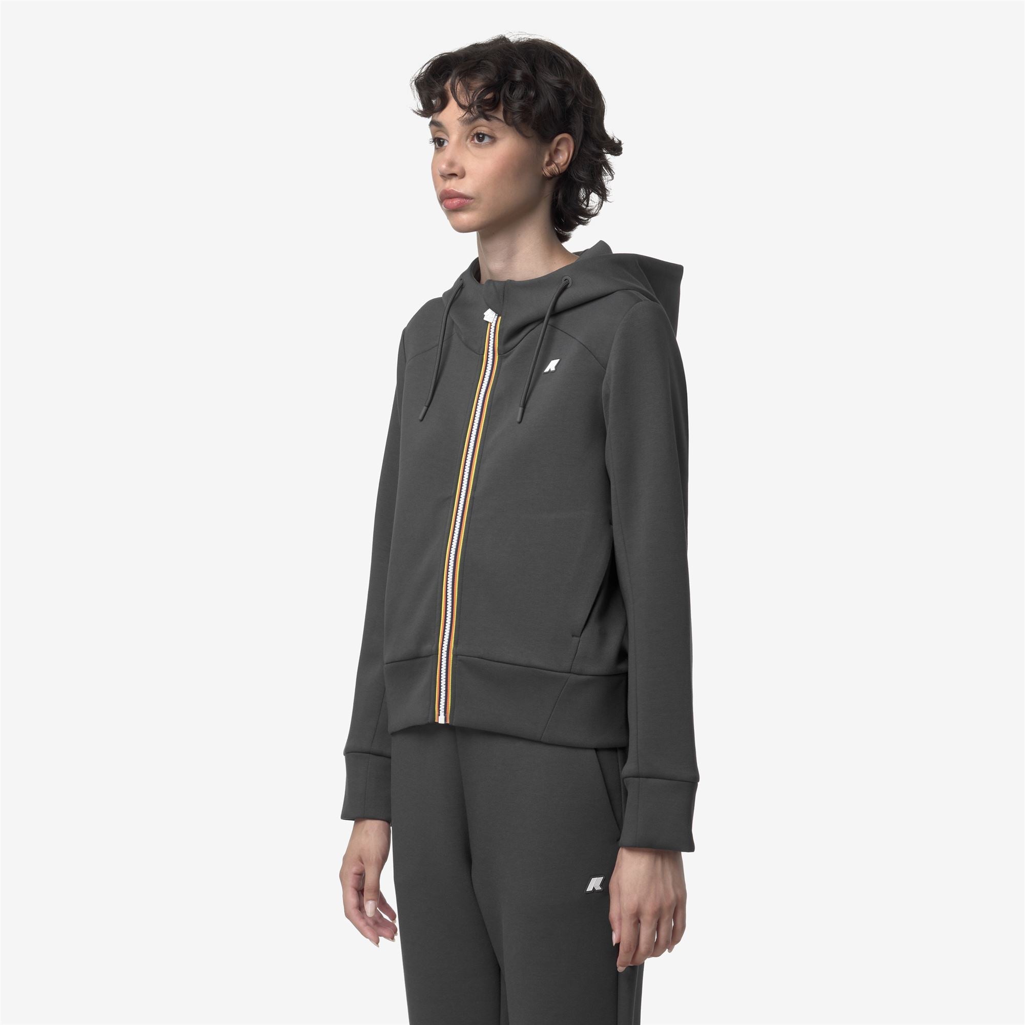 DIVINE LIGHT SPACER - Fleece - Jacket - Woman - GREY SHADOW DK
