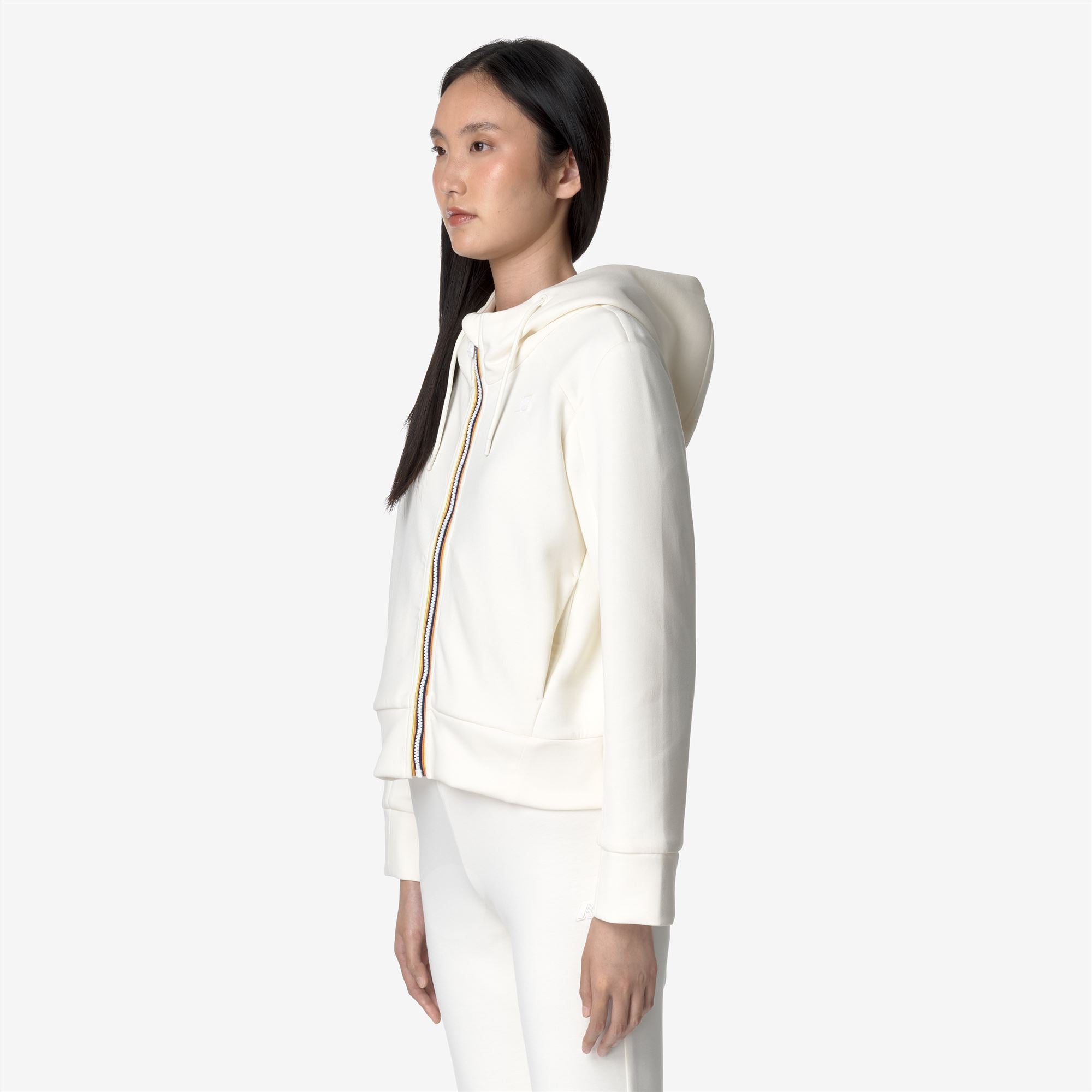 DIVINE LIGHT SPACER - Fleece - Jacket - Woman - WHITE GARDENIA