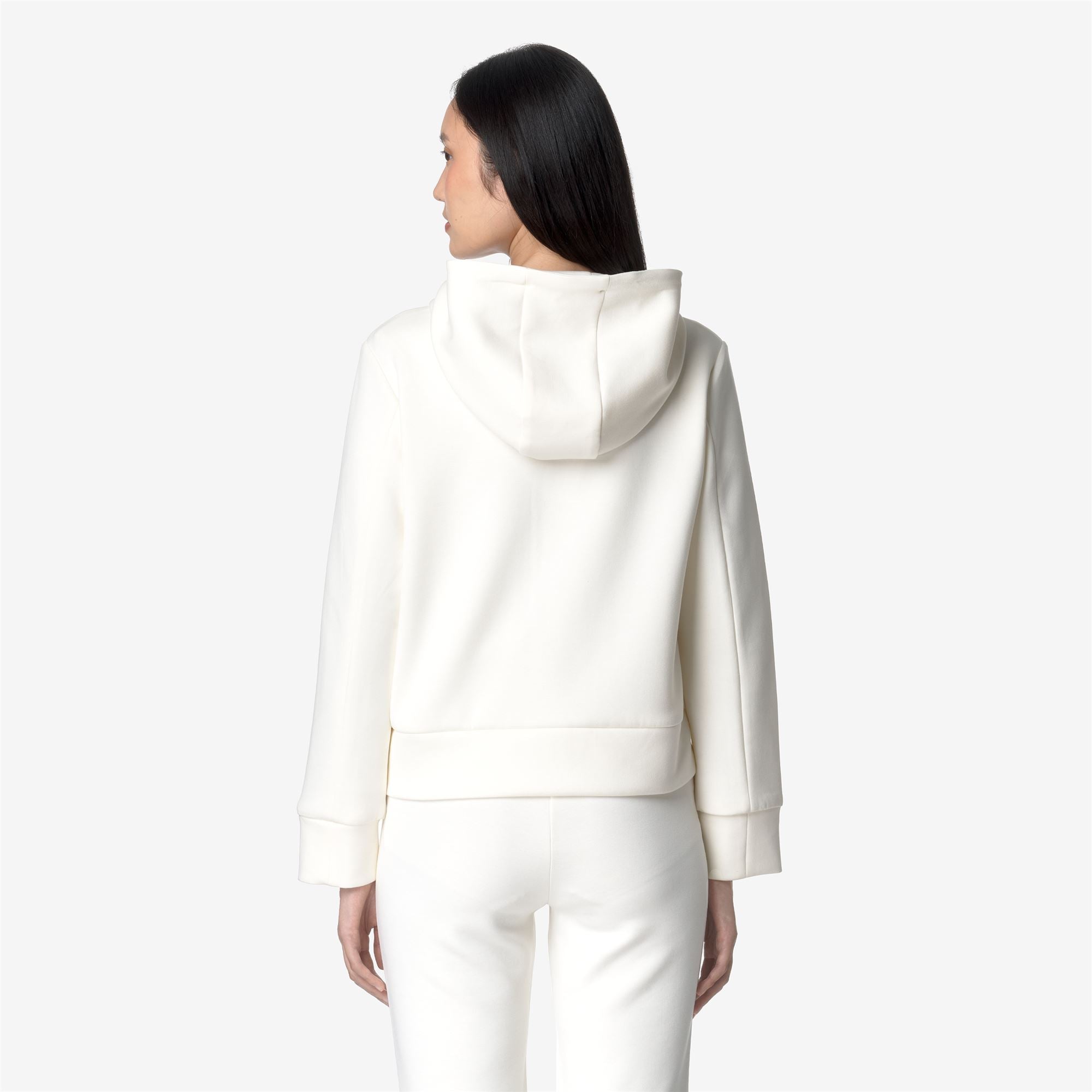 DIVINE LIGHT SPACER - Fleece - Jacket - Woman - WHITE GARDENIA