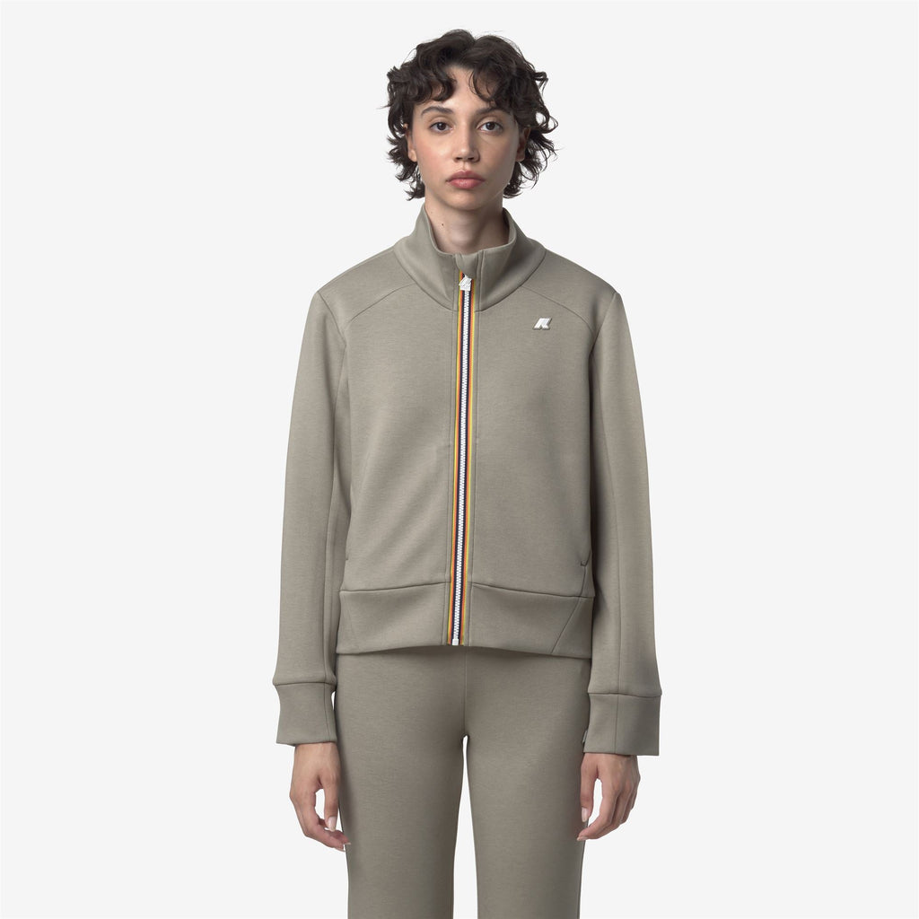 ALARA LIGHT SPACER - Fleece - Jacket - Woman - GREEN OAK
