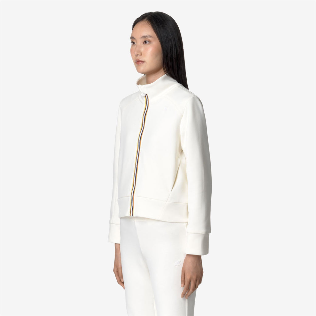 ALARA LIGHT SPACER - Fleece - Jacket - Woman - WHITE GARDENIA