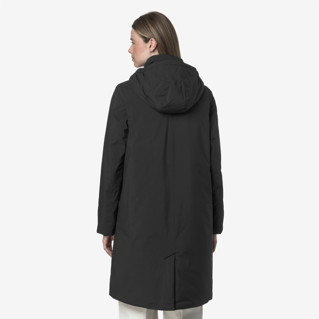 SONJA SOFT TOUCH MARMOTTA - Jackets - Long - Woman - BLACK PURE-BLUE AIRFORCE