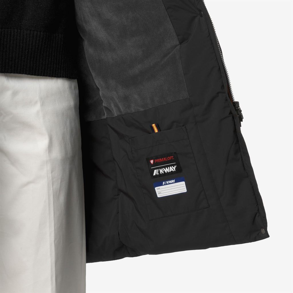 SONJA SOFT TOUCH MARMOTTA - Jackets - Long - Woman - BLACK PURE-BLUE AIRFORCE