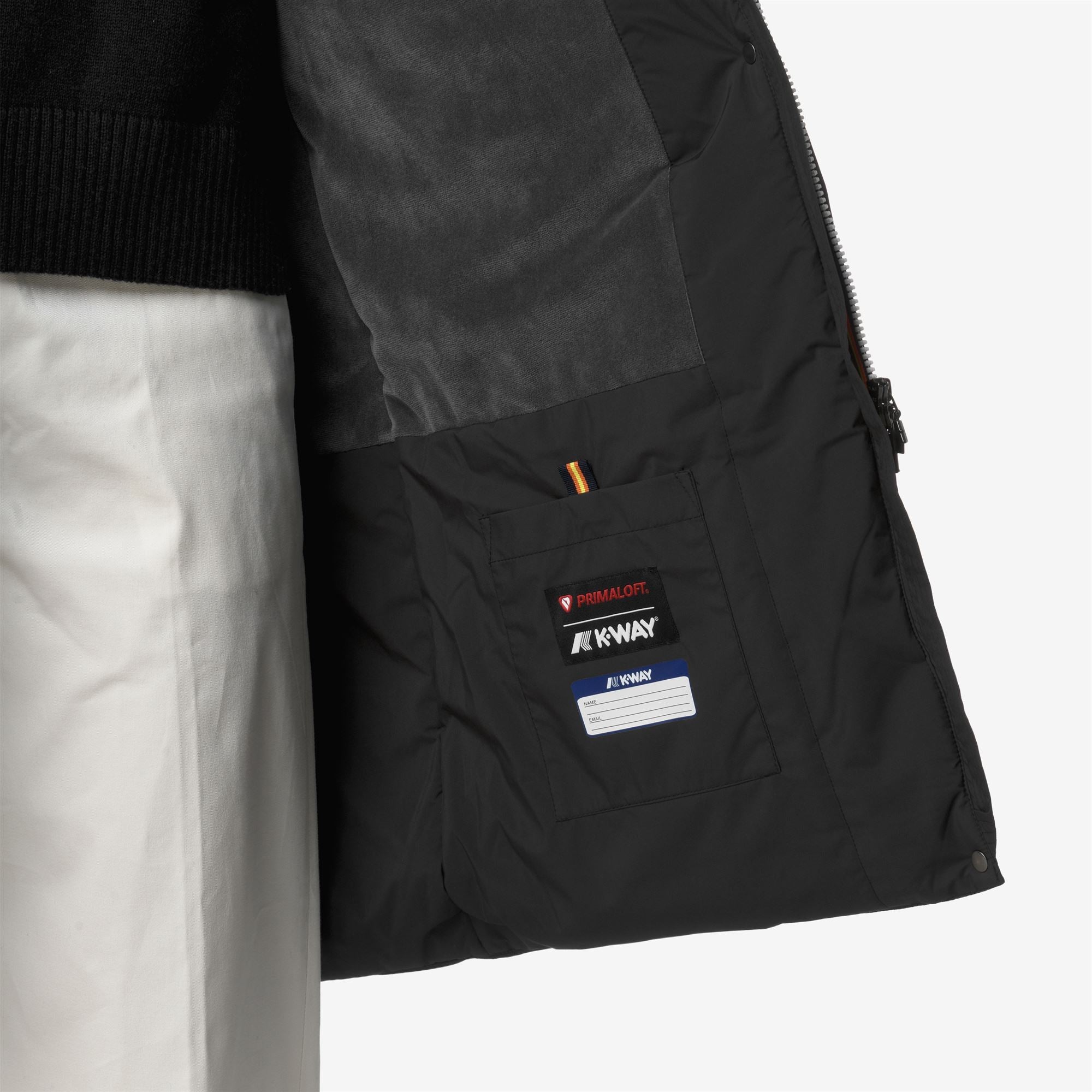 SONJA SOFT TOUCH MARMOTTA - Jackets - Long - Woman - BLACK PURE-BLUE AIRFORCE