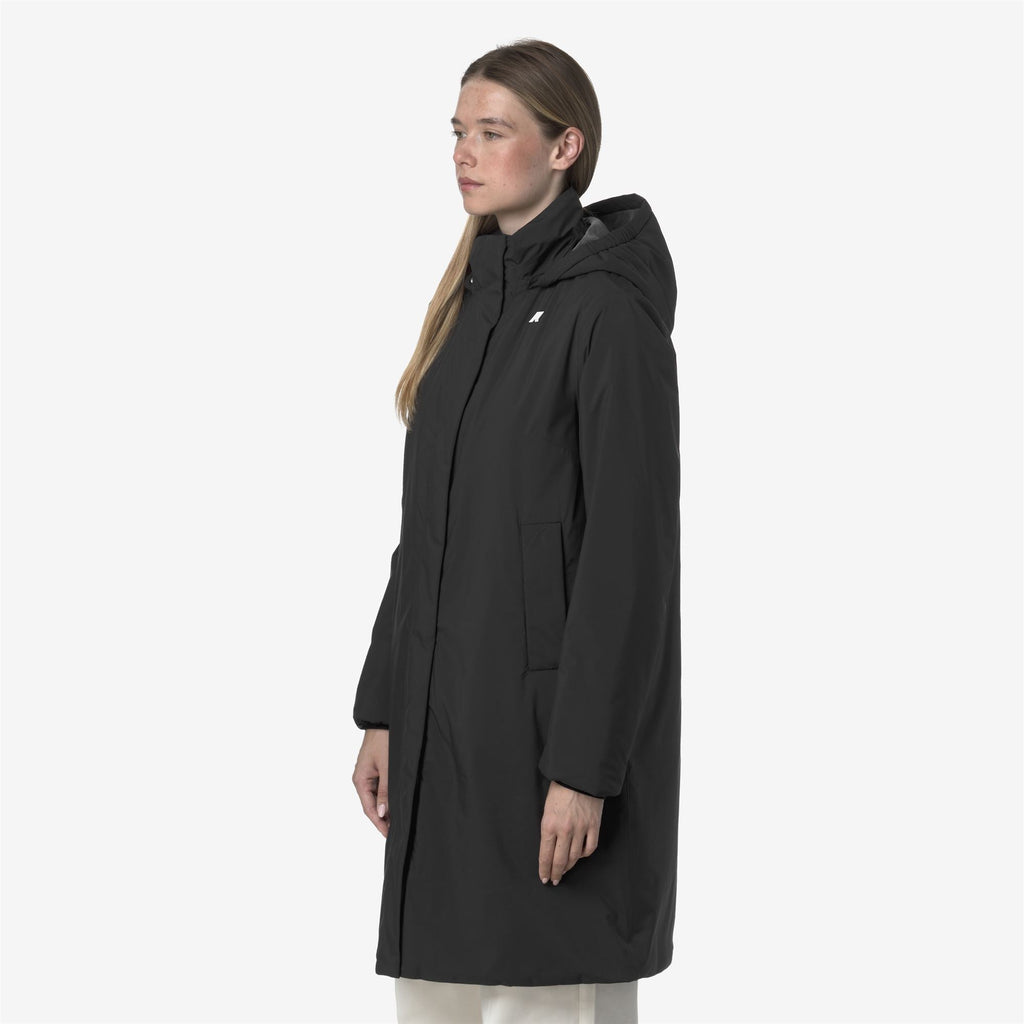 SONJA SOFT TOUCH MARMOTTA - Jackets - Long - Woman - BLACK PURE-BLUE AIRFORCE