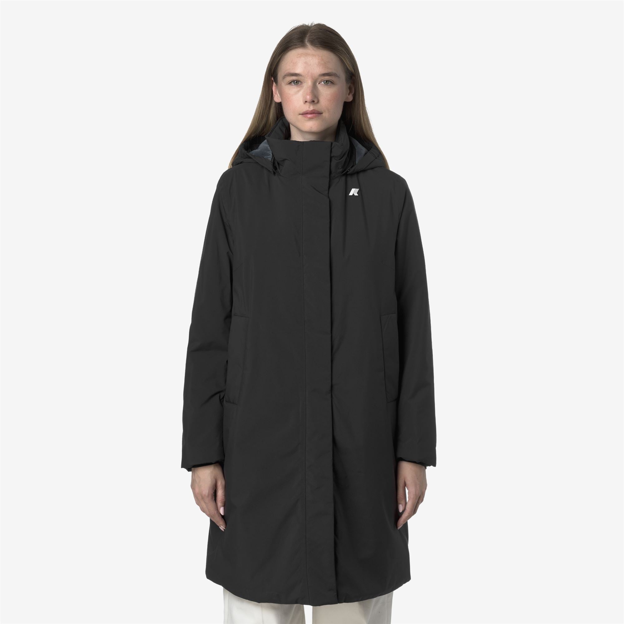 SONJA SOFT TOUCH MARMOTTA - Jackets - Long - Woman - BLACK PURE-BLUE AIRFORCE