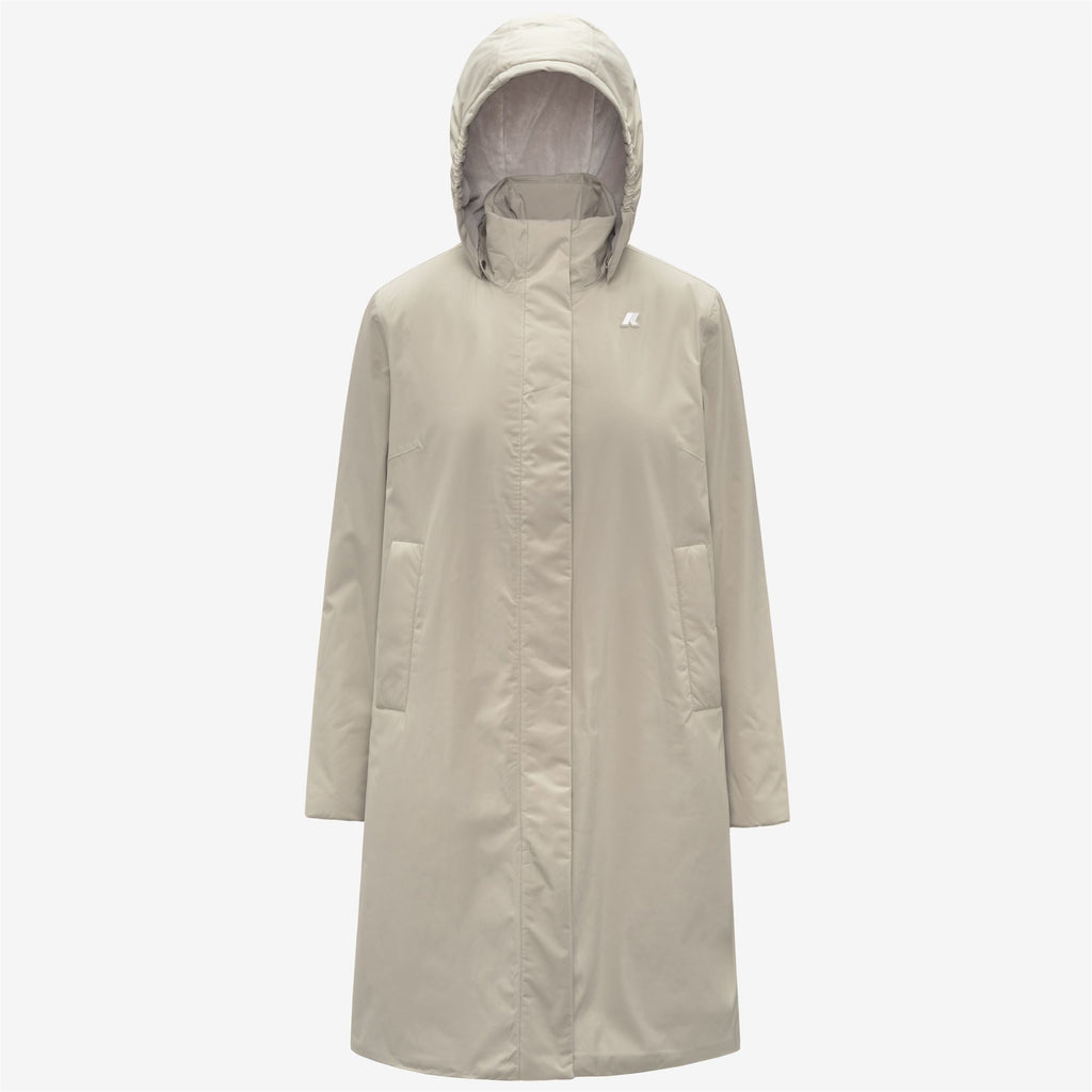 SONJA SOFT TOUCH MARMOTTA - Jackets - Long - Woman - BEIGE CASHMERE-GREY GOAT