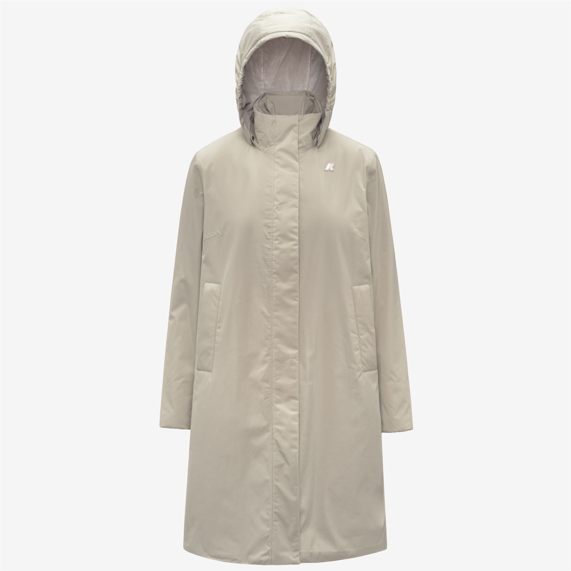 SONJA SOFT TOUCH MARMOTTA - Jackets - Long - Woman - BEIGE CASHMERE-GREY GOAT