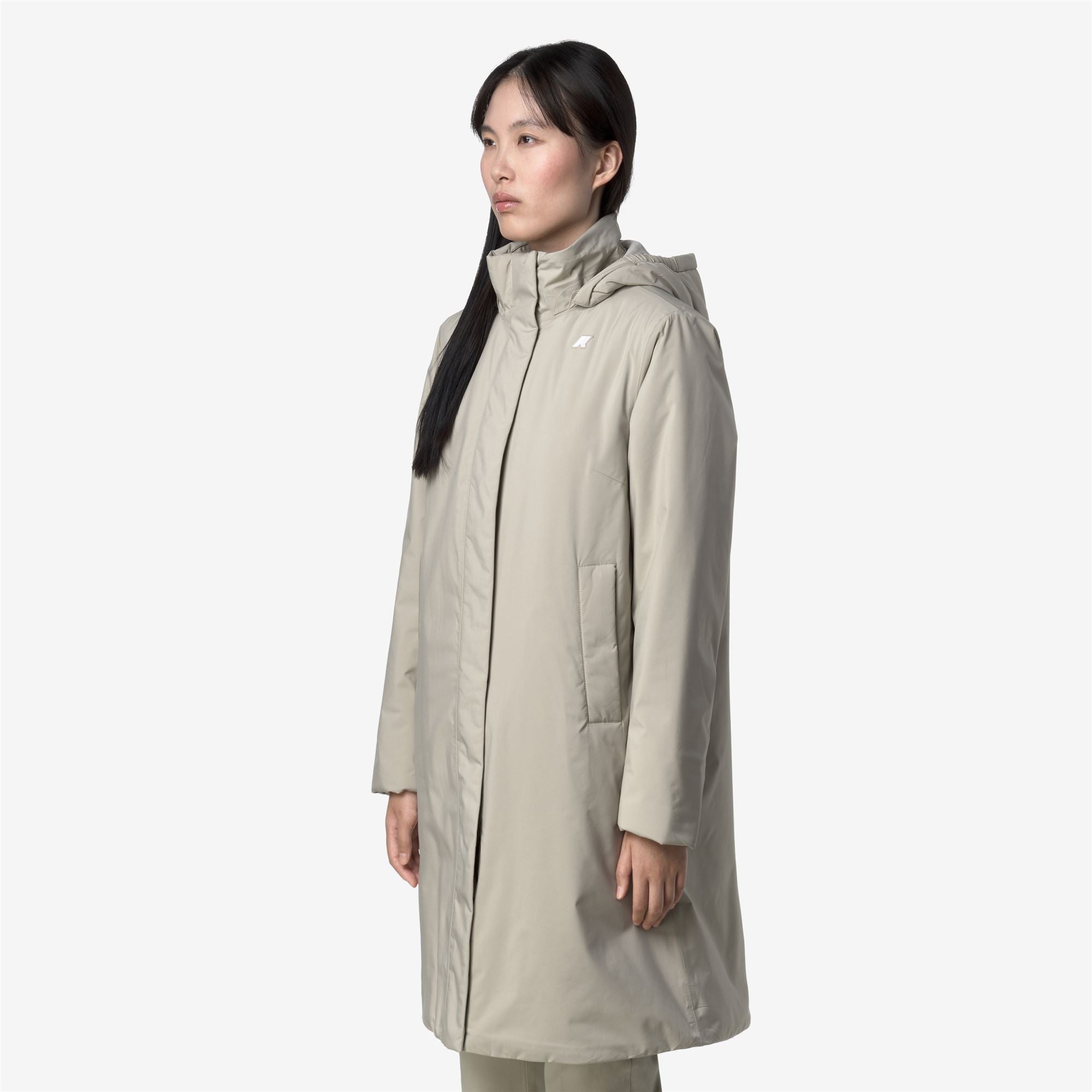 SONJA SOFT TOUCH MARMOTTA - Jackets - Long - Woman - BEIGE CASHMERE-GREY GOAT