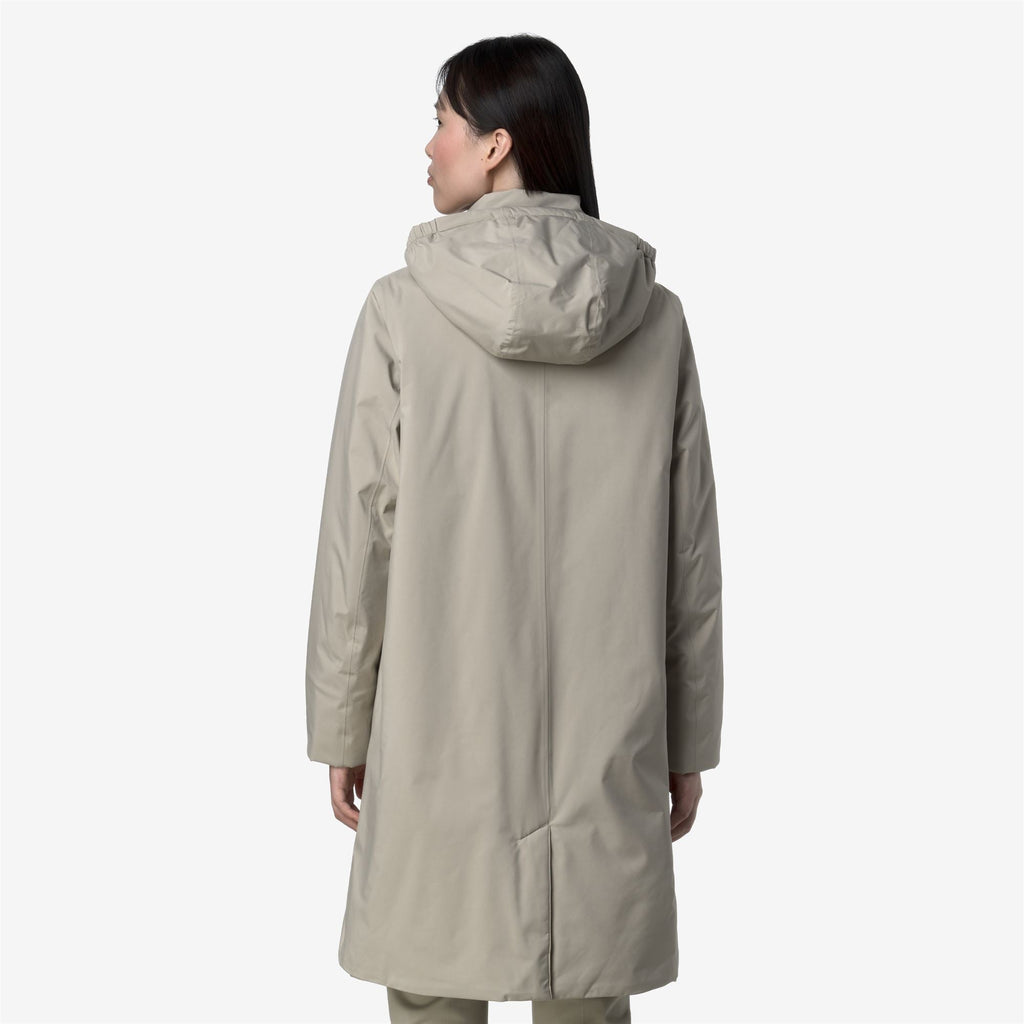 SONJA SOFT TOUCH MARMOTTA - Jackets - Long - Woman - BEIGE CASHMERE-GREY GOAT