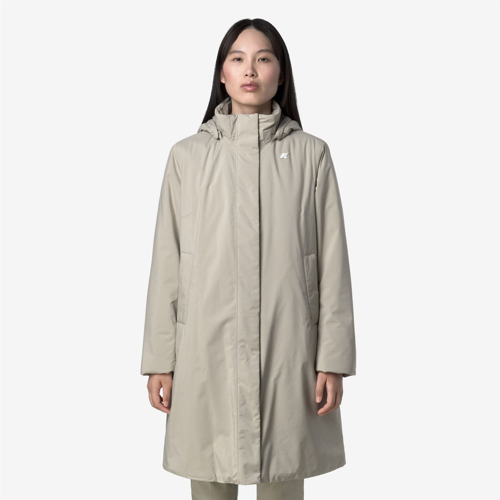 SONJA SOFT TOUCH MARMOTTA - Jackets - Long - Woman - BEIGE CASHMERE-GREY GOAT