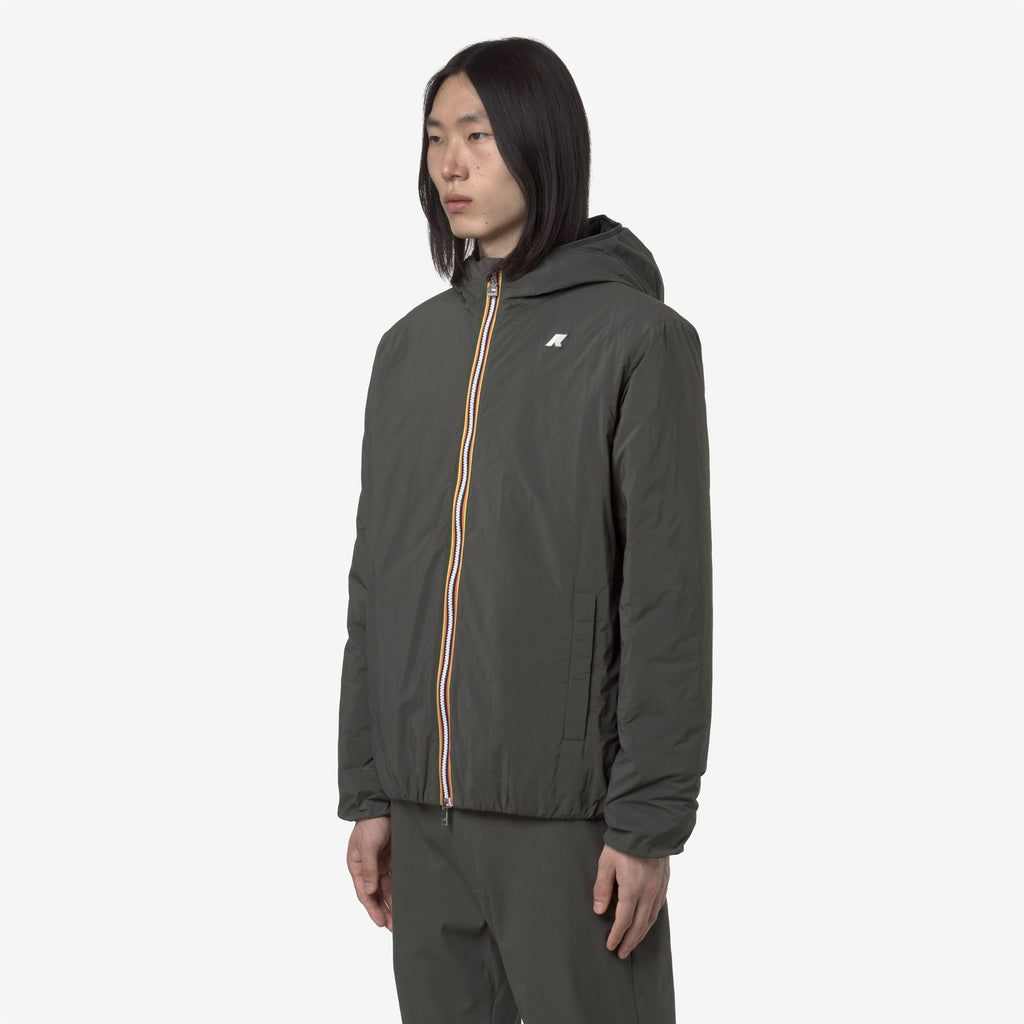 JACK PLAIN WARM - Jackets - Short - Man - GREEN BLACKISH