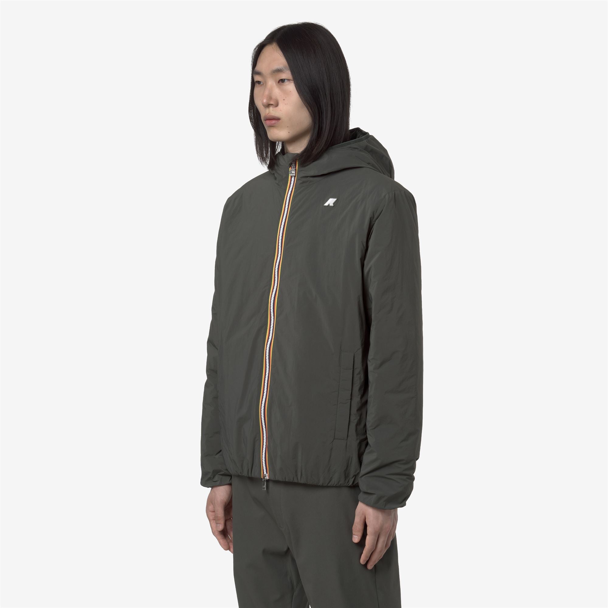 JACK PLAIN WARM - Jackets - Short - Man - GREEN BLACKISH