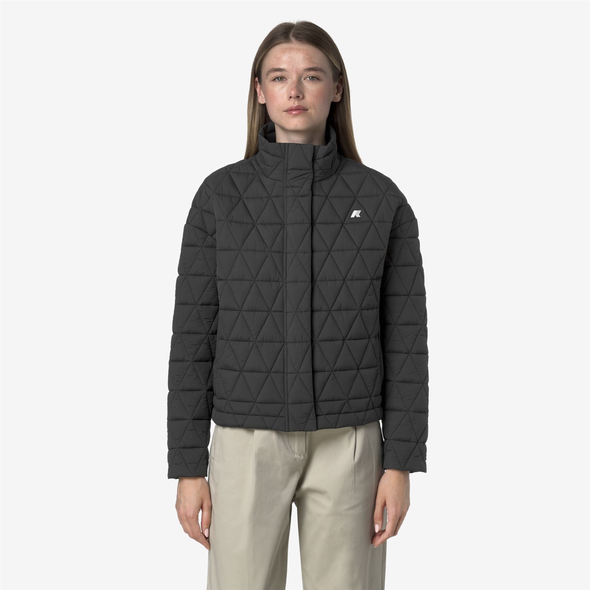 SABRINA DIAMOND QUILTED WARM - Jackets - Short - Woman - GREY SHADOW DK