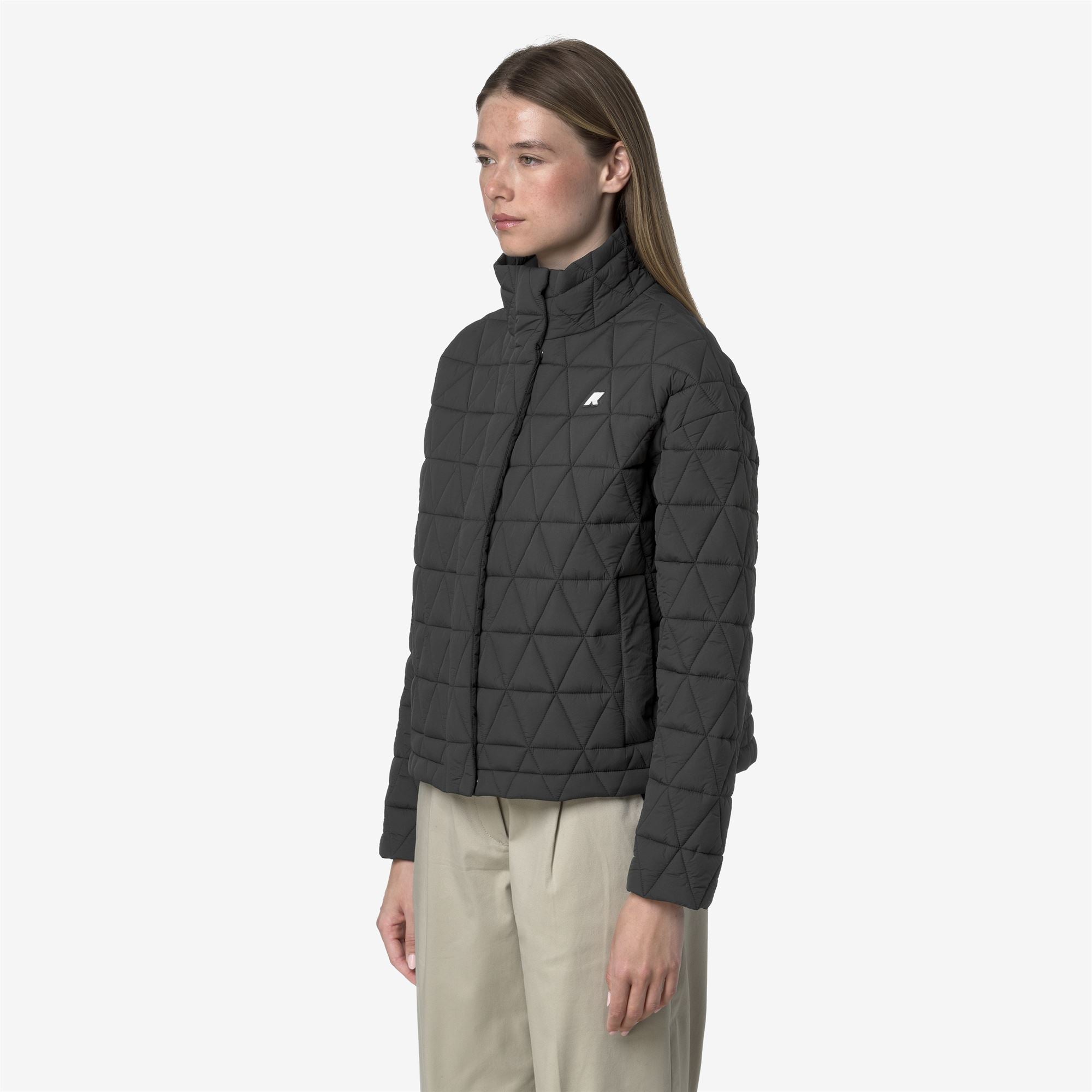 SABRINA DIAMOND QUILTED WARM - Jackets - Short - Woman - GREY SHADOW DK