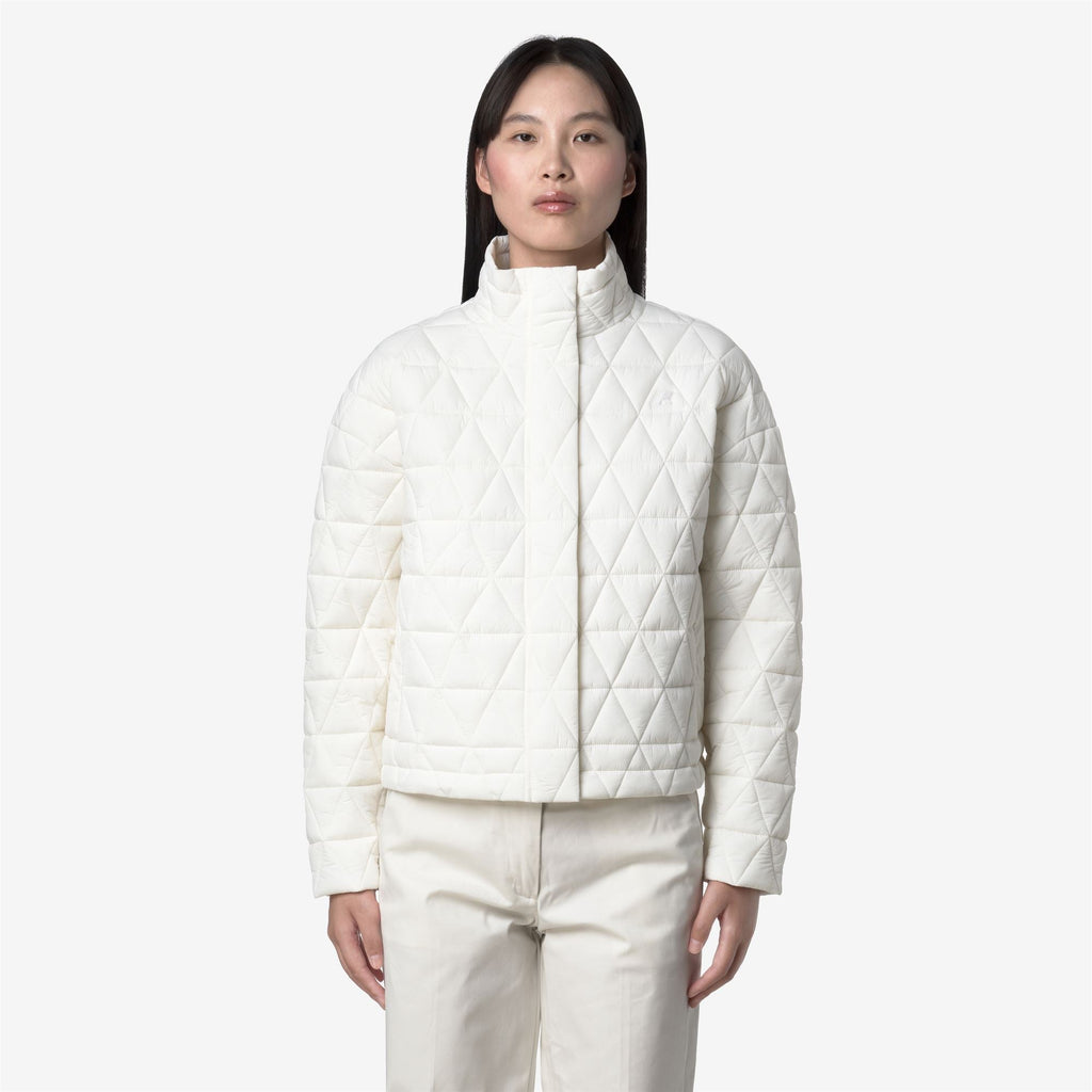 SABRINA DIAMOND QUILTED WARM - Jackets - Short - Woman - WHITE GARDENIA