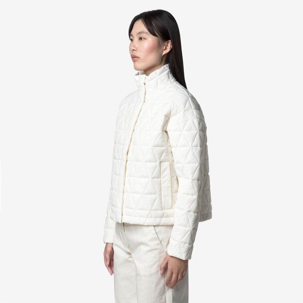 SABRINA DIAMOND QUILTED WARM - Jackets - Short - Woman - WHITE GARDENIA