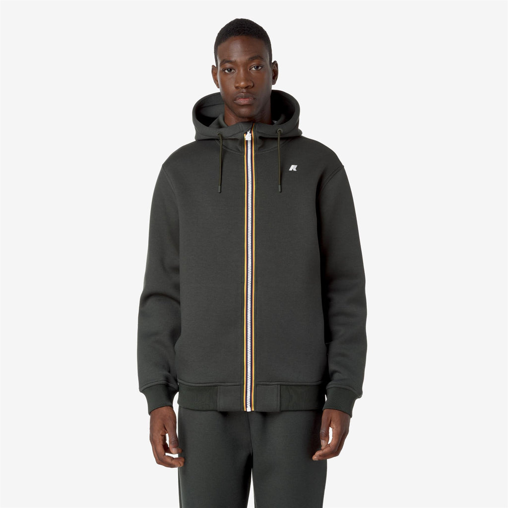 RAINER SPACER - Fleece - Jacket - Man - GREEN BLACKISH
