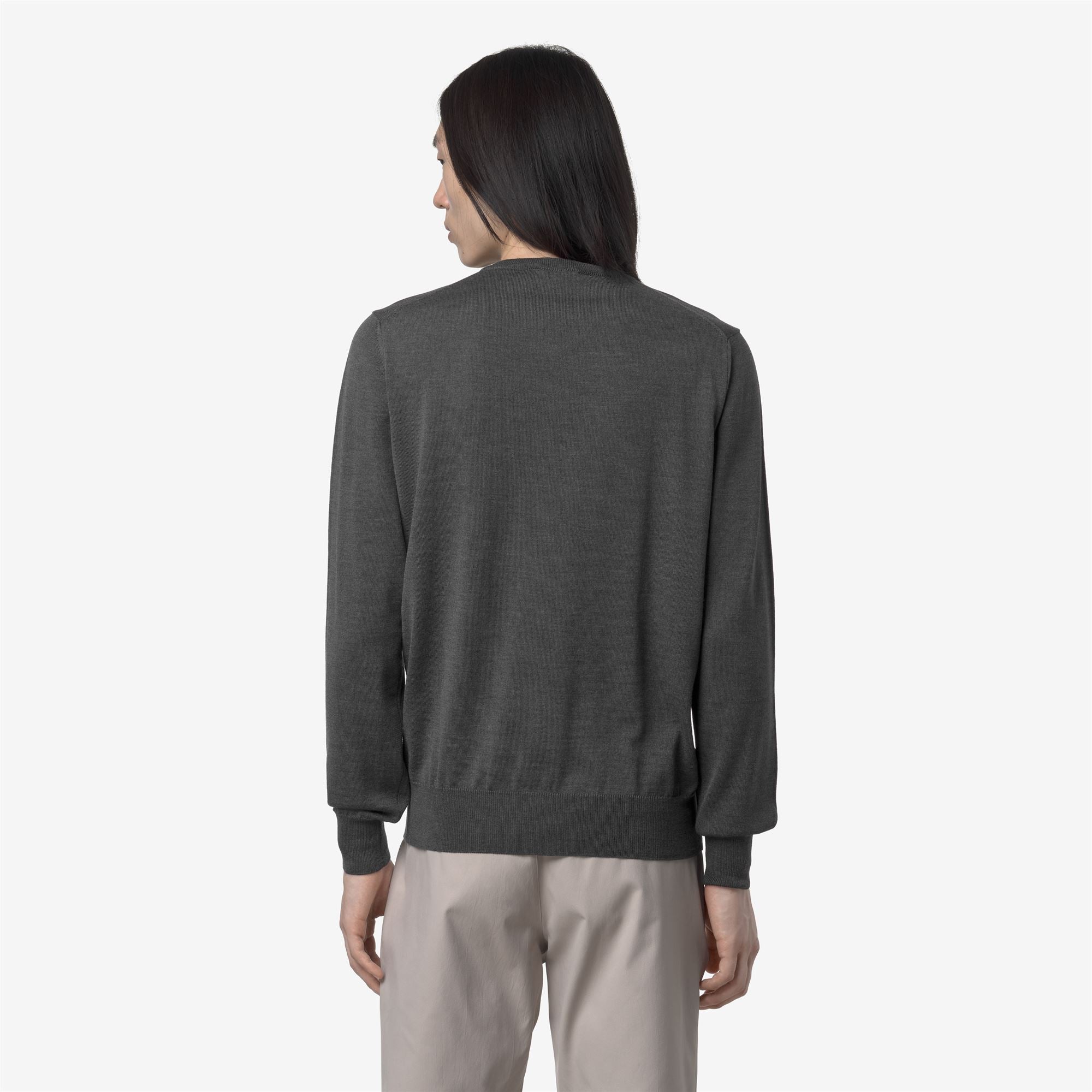 ANTOINE MERINO - KNITWEAR - Pull Over - Man - GREY MD MEL