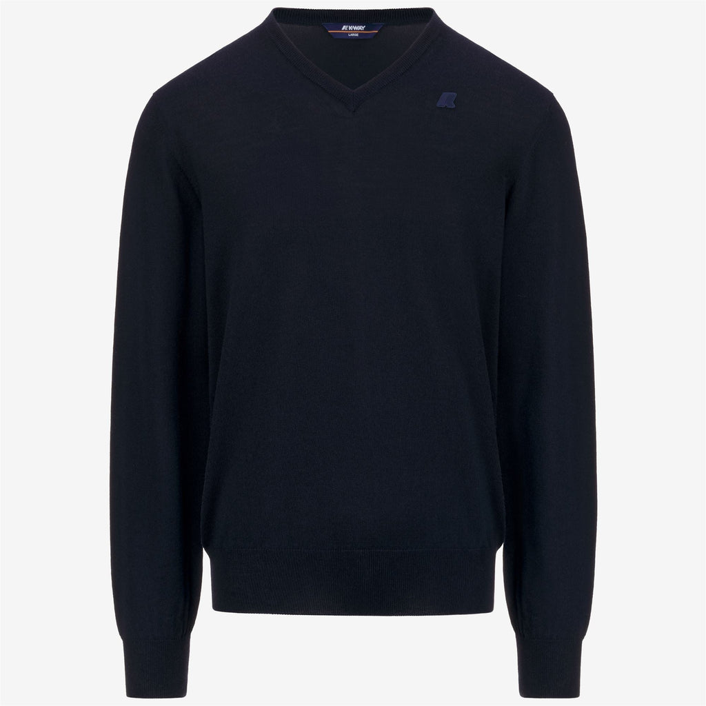 ANTOINE MERINO - KNITWEAR - Pull Over - Man - BLUE DEPTH