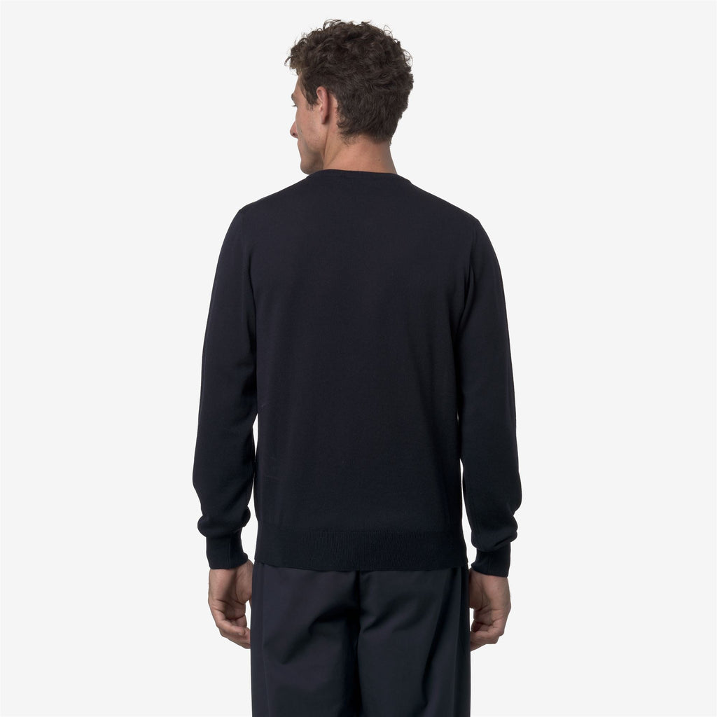 ANTOINE MERINO - KNITWEAR - Pull Over - Man - BLUE DEPTH