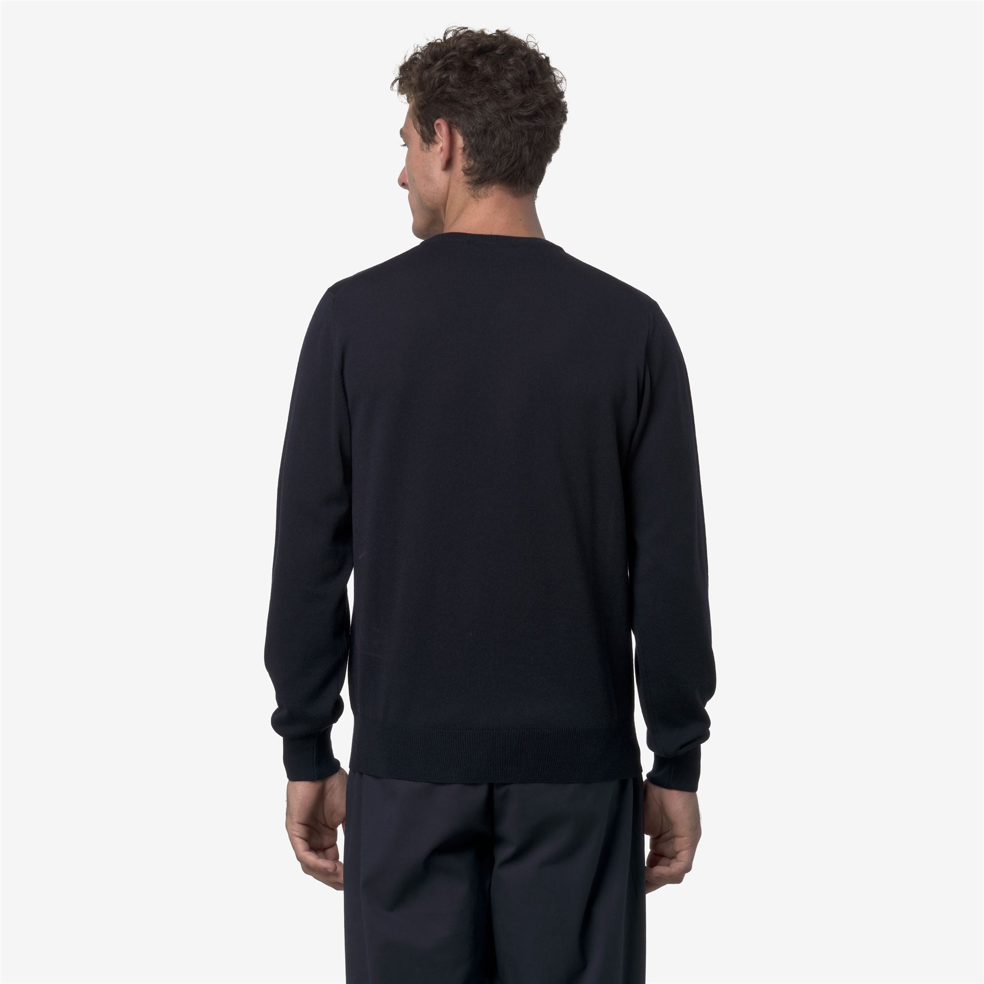 ANTOINE MERINO - KNITWEAR - Pull Over - Man - BLUE DEPTH