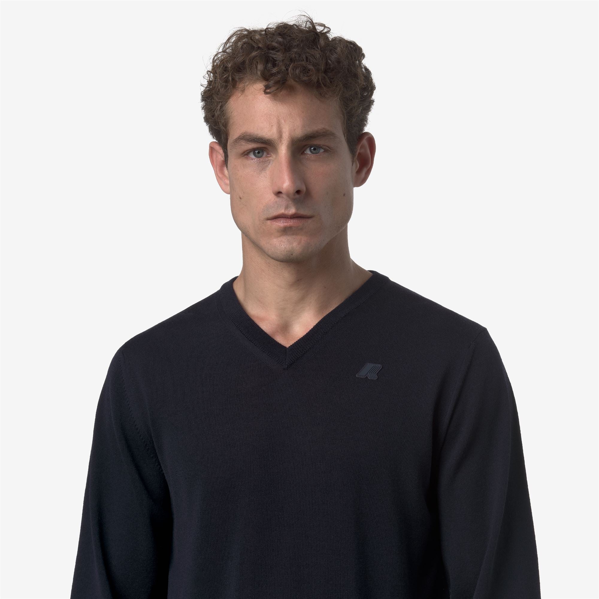 ANTOINE MERINO - KNITWEAR - Pull Over - Man - BLUE DEPTH