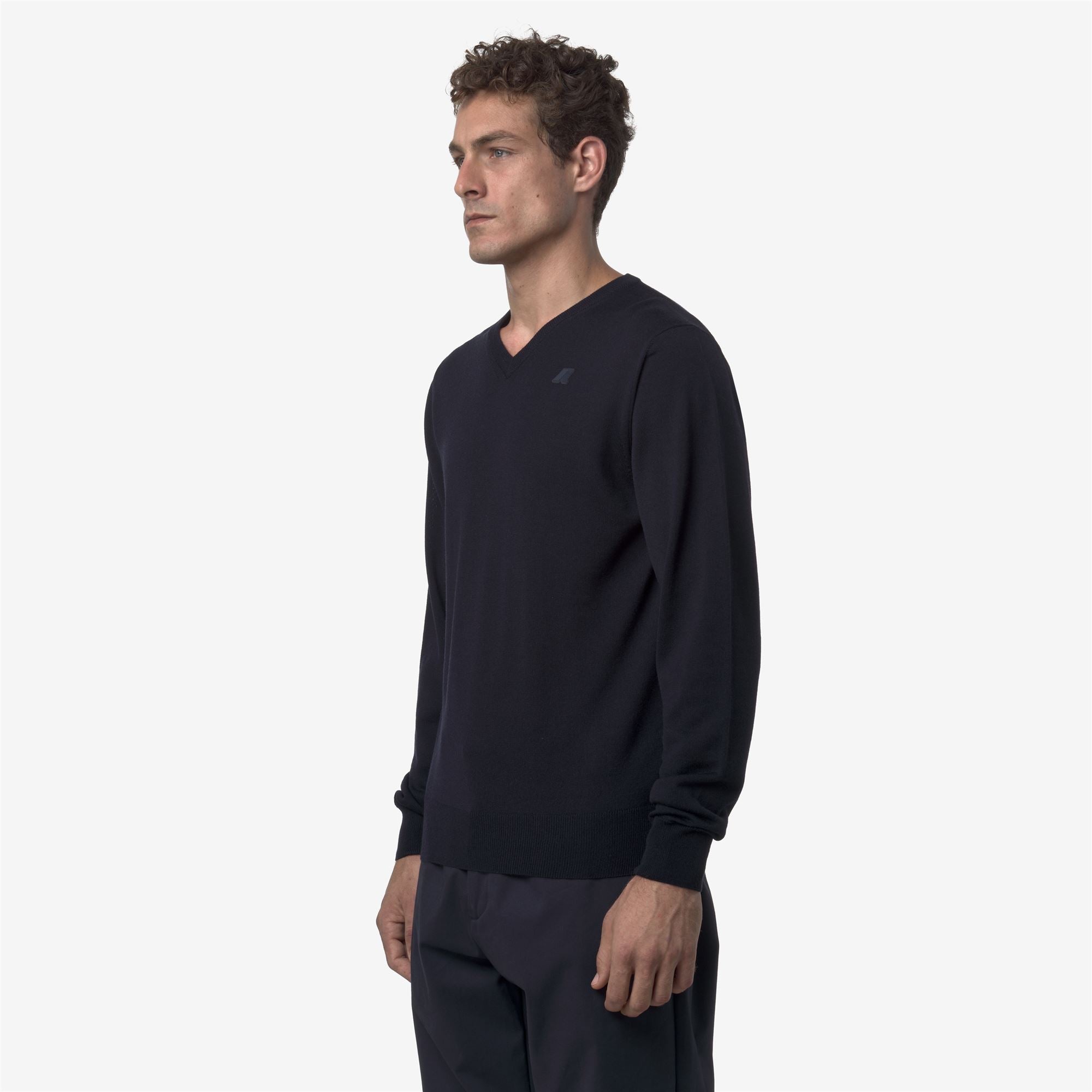 ANTOINE MERINO - KNITWEAR - Pull Over - Man - BLUE DEPTH