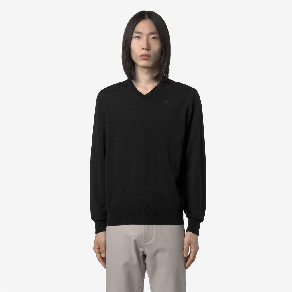ANTOINE MERINO - KNITWEAR - Pull Over - Man - BLACK PURE