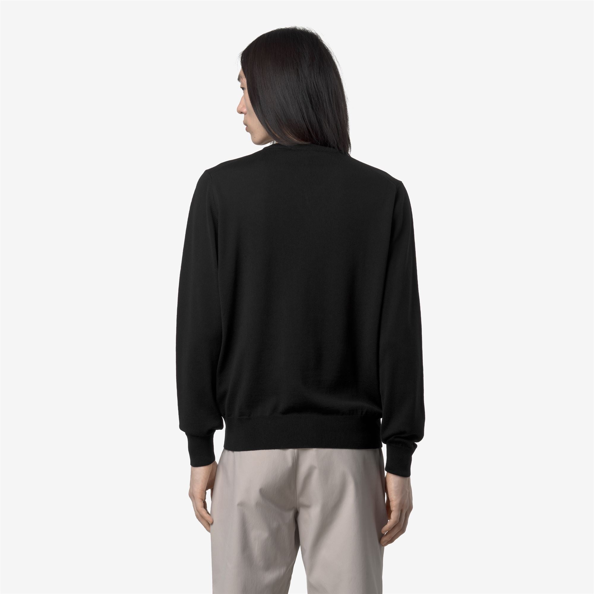 ANTOINE MERINO - KNITWEAR - Pull Over - Man - BLACK PURE