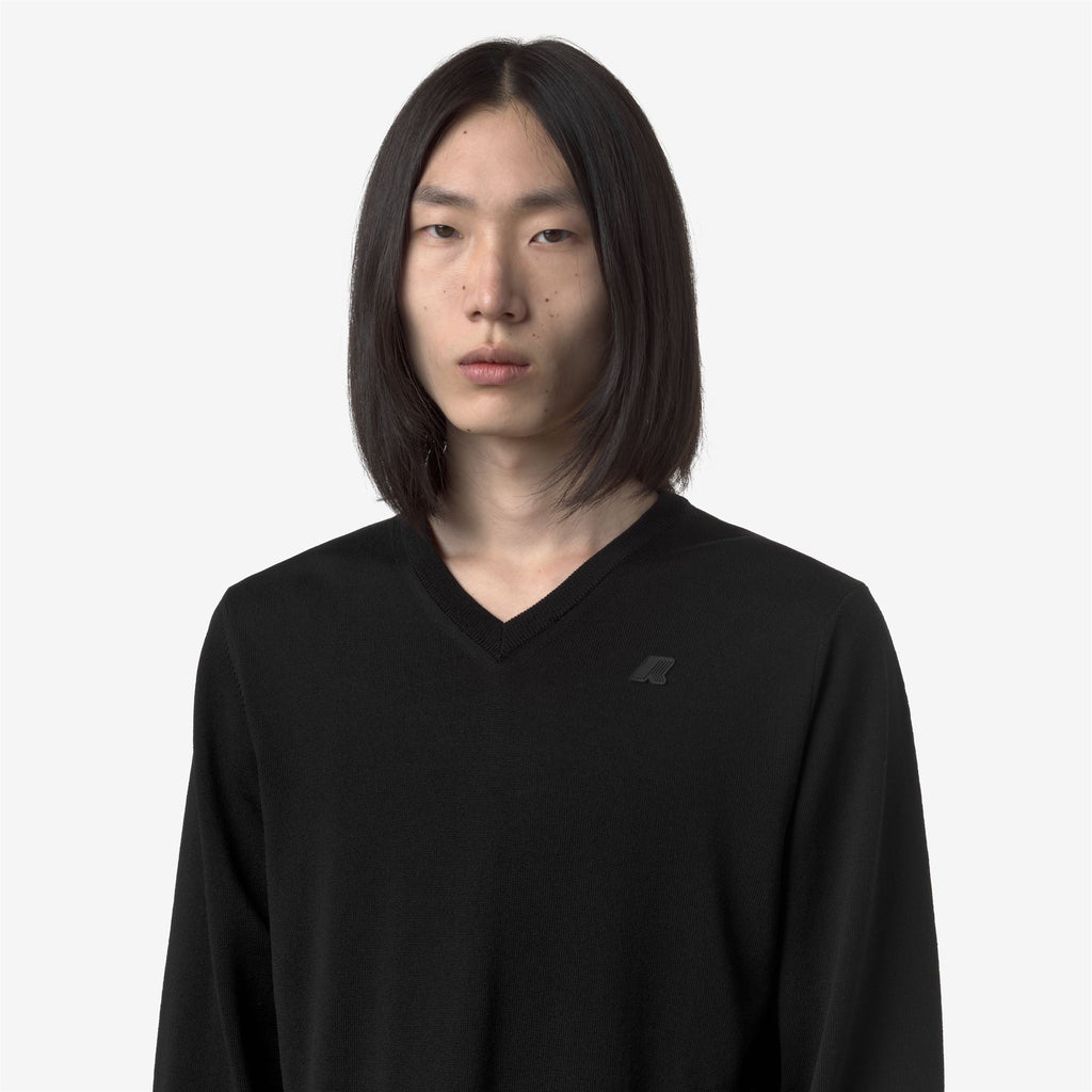 ANTOINE MERINO - KNITWEAR - Pull Over - Man - BLACK PURE