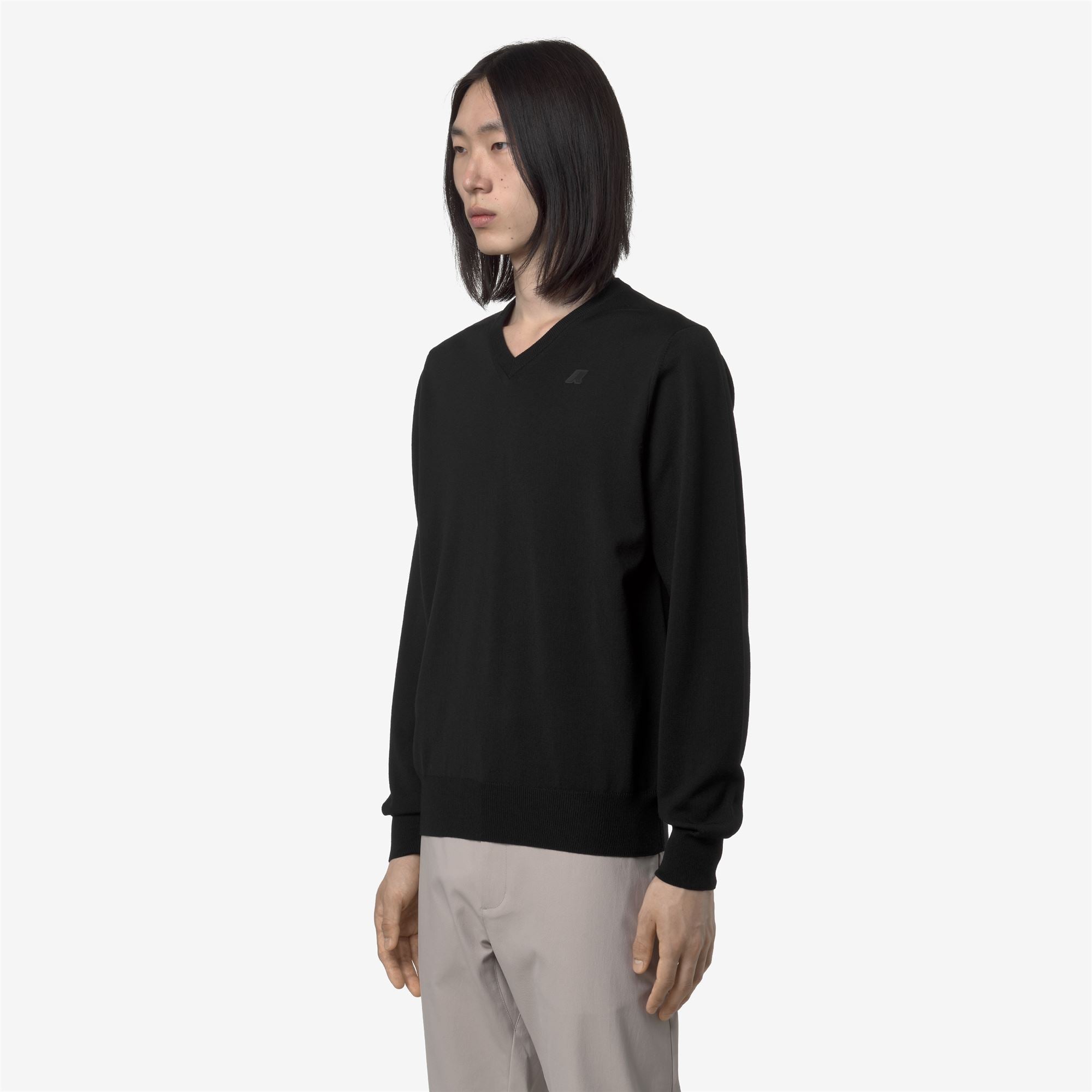 ANTOINE MERINO - KNITWEAR - Pull Over - Man - BLACK PURE