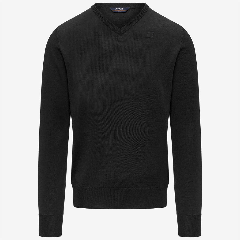ANTOINE MERINO - KNITWEAR - Pull Over - Man - BLACK PURE