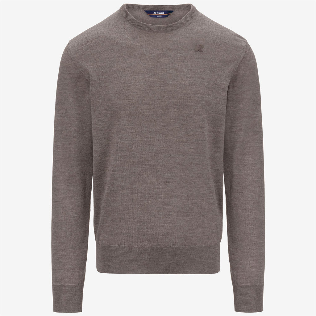 SEBASTIEN MERINO - KNITWEAR - Pull Over - Man - BEIGE TAUPE