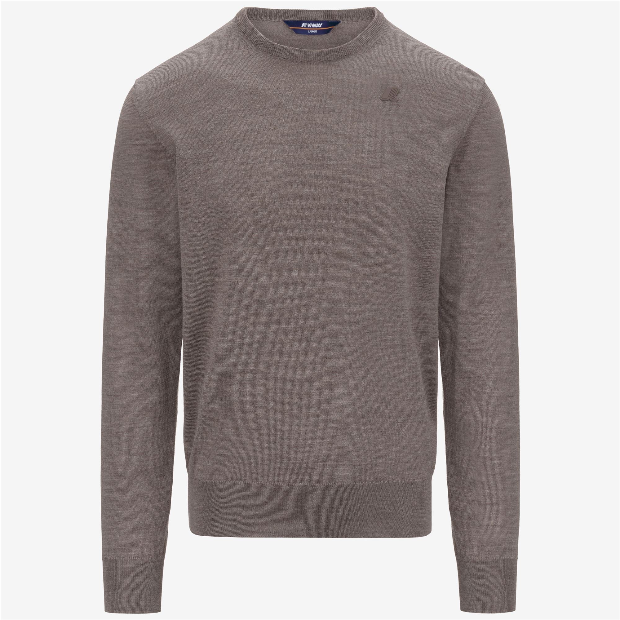 SEBASTIEN MERINO - KNITWEAR - Pull Over - Man - BEIGE TAUPE